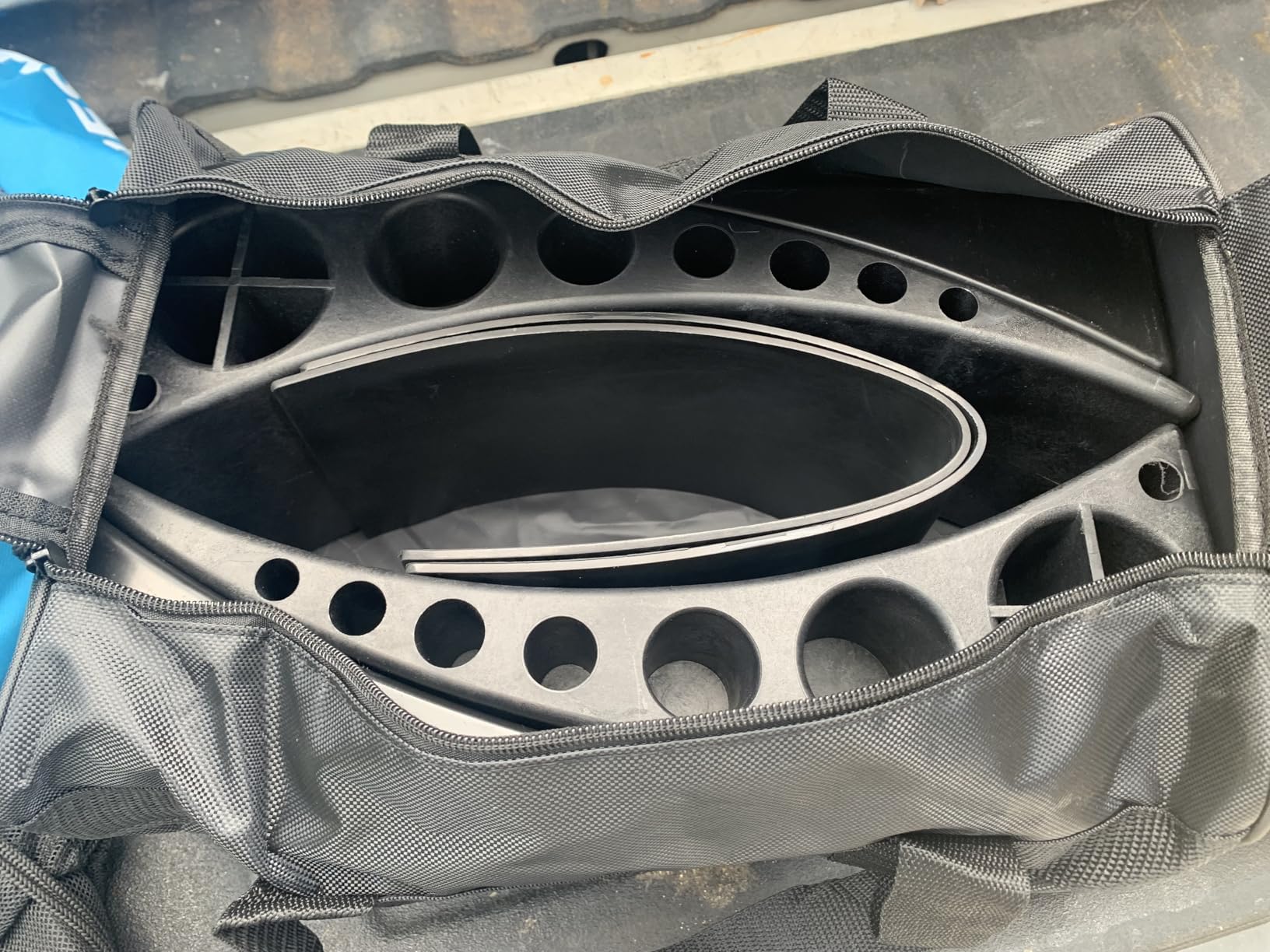 Beech Lane Camper Leveler 2 Pack with Carrying Bag - Precise Camper Leveling, Includes Two Curved Levelers, Two Chocks, Two Rubber Grip Mats customer photo 1
