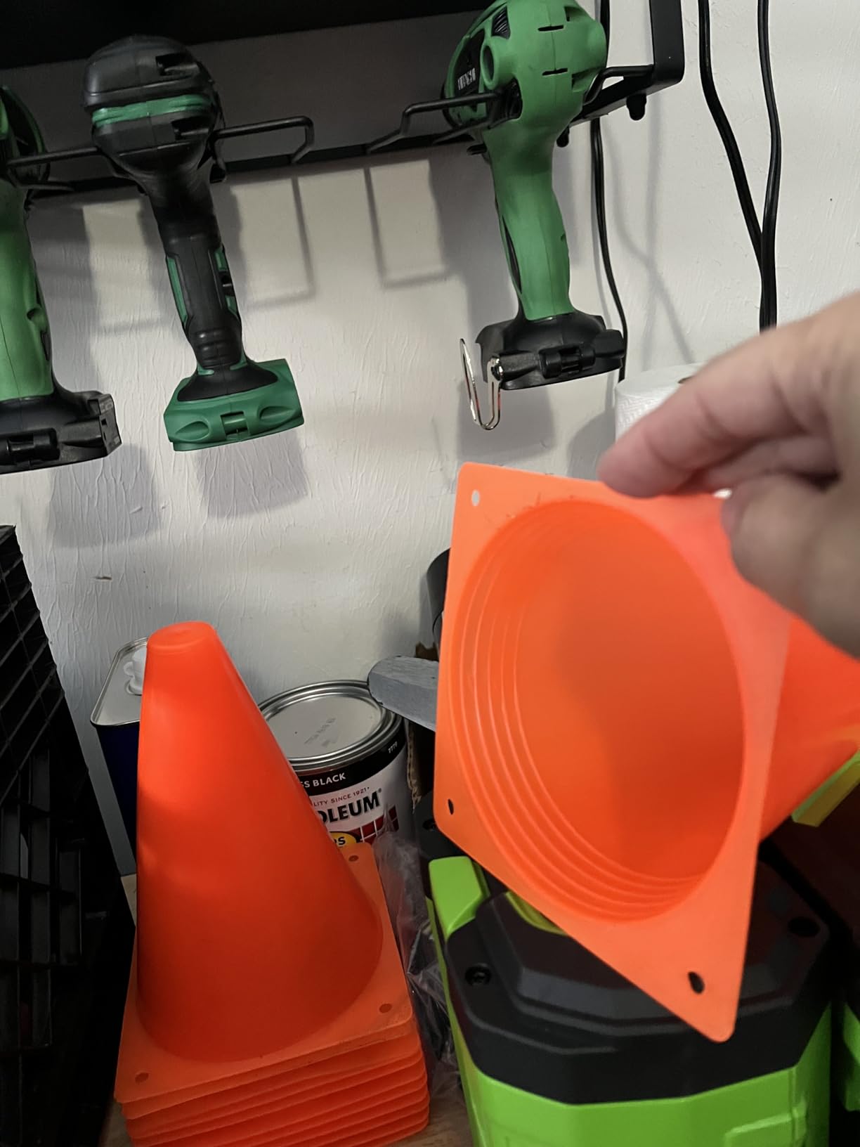 7 Inch Plastic Traffic Cones Sport Training Agility Marker Cone for Soccer, Skating, Football, Basketball, Indoor and Outdoor Games customer photo 2