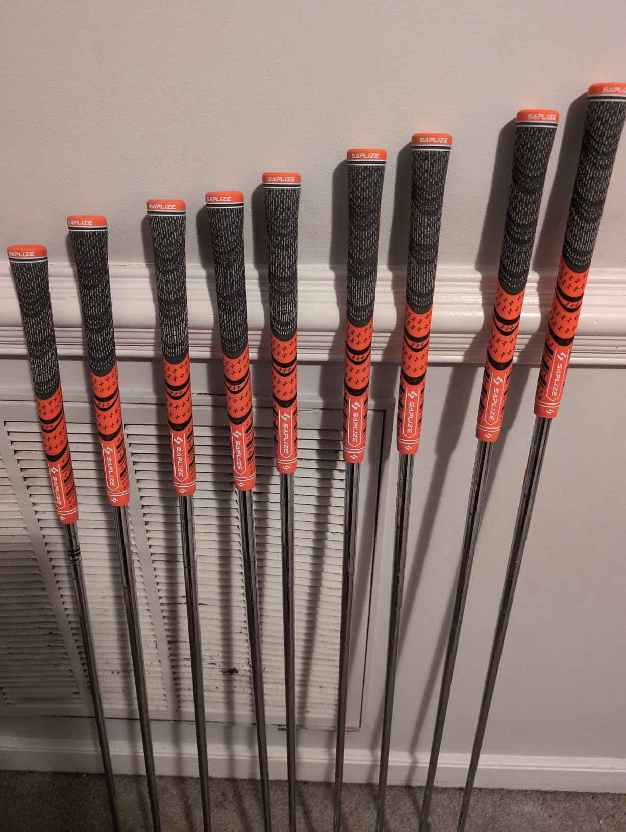 SAPLIZE Cross Cord Golf Grips Set of 13 Grips with Tape or Full Regripping Kit, Std/Mid/Jumbo, Low Taper Design, Multi-compound Hybrid, Anti-Slip Golf Club Grips, CL03 Series customer photo 1