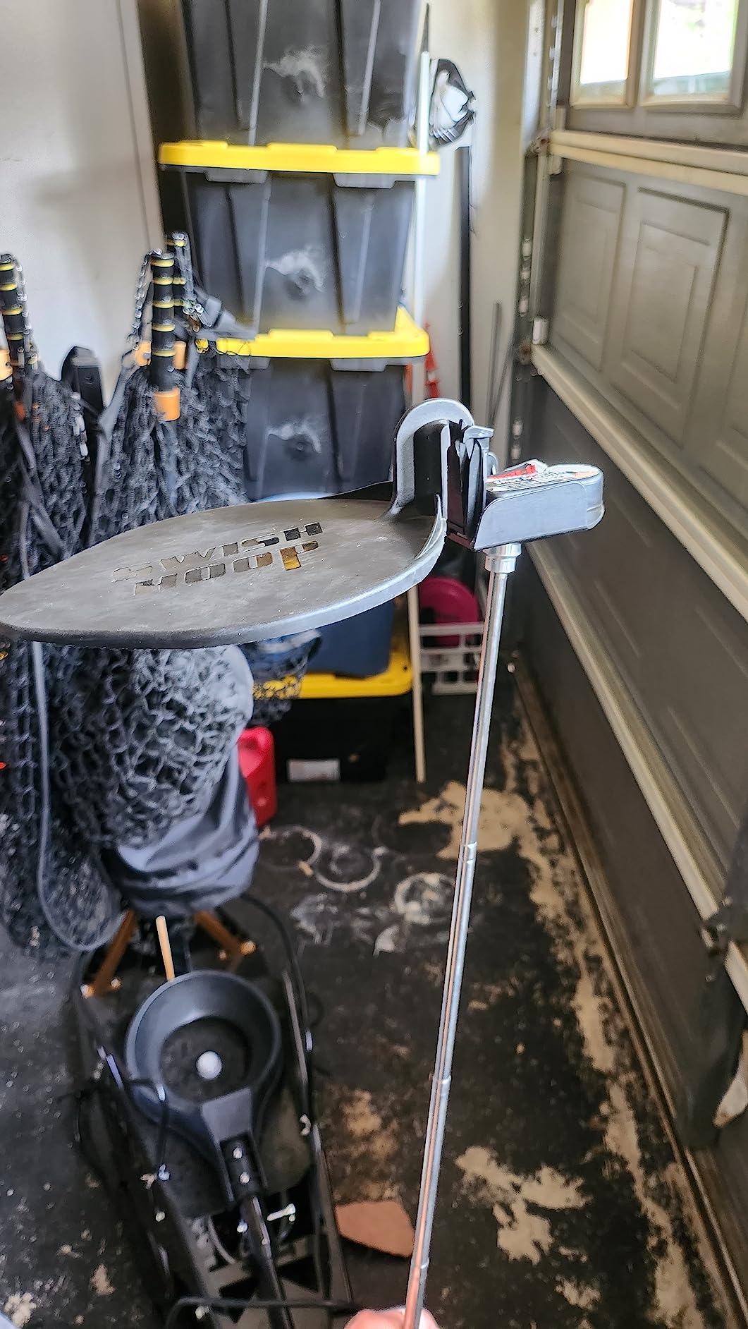 Shot Monitor | Basketball Electronic Shot Tracker | Automated Video Shot Breakdown | Includes telescoping installaton Swish-STIC and iPhone/Android App customer photo 1