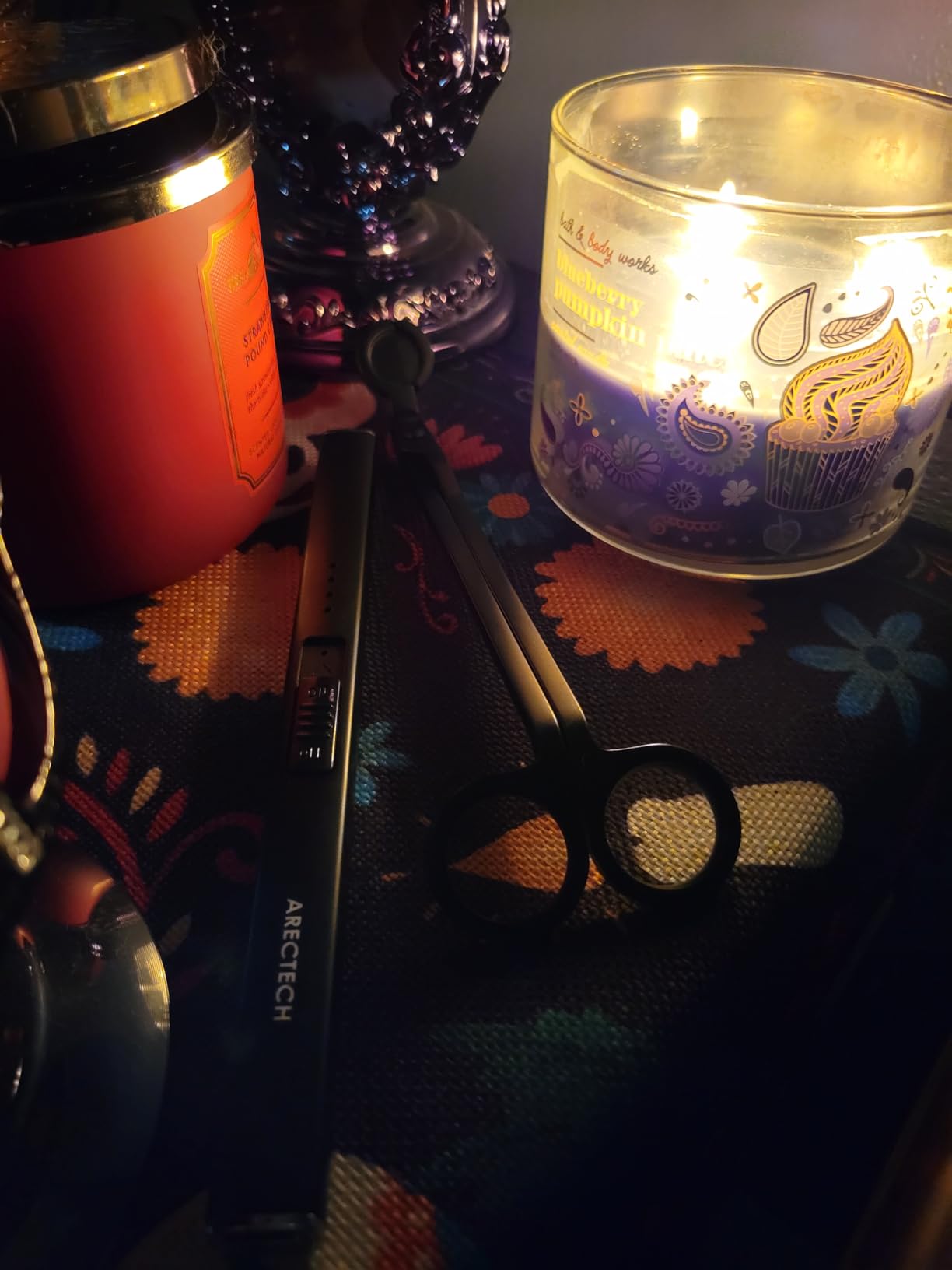 Candle Wick Trimmer ，Wick Clipper Cutter Scissor (Matte Black) customer photo 2