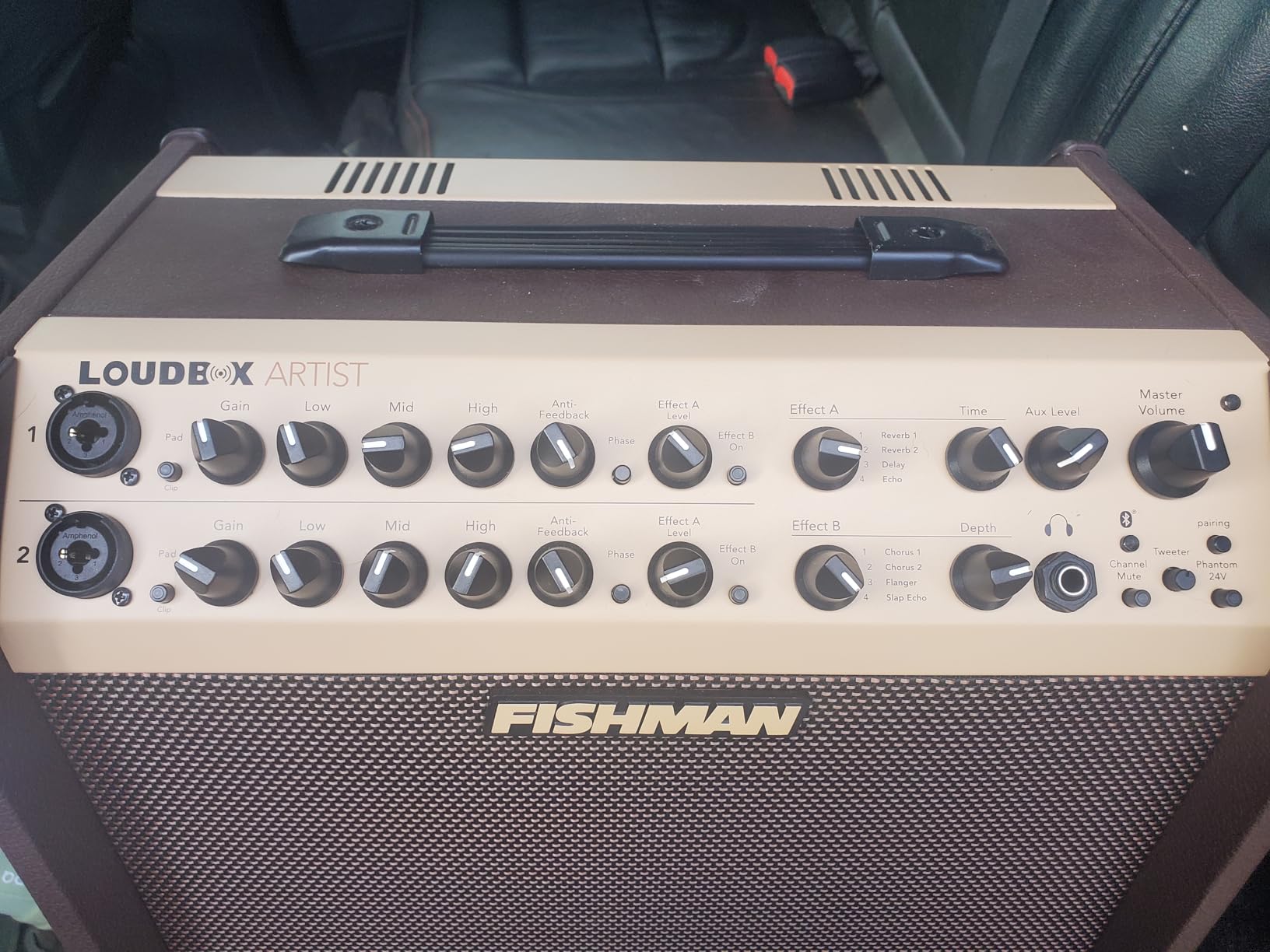 Fishman Loudbox Artist BT 120-Watt 1x8 Inches Acoustic Combo Amp with Tweeter Bluetooth customer photo 2