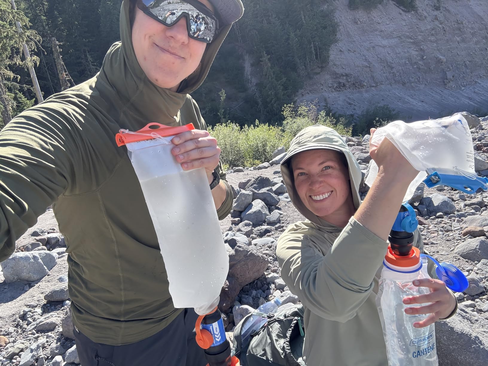 Vecto Water Collection and Filtration Bag (2L, 3L) - 28mm Neck Compatible with Popular Filters - Wide Opening for Easy Water Collection customer photo 2