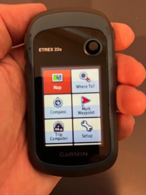 Garmin eTrex 22x, Rugged Handheld GPS Navigator, Black/Navy customer photo 2