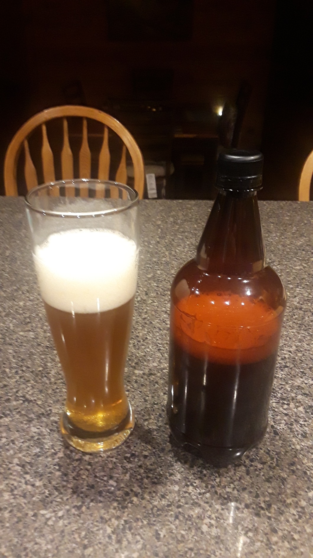 BrewDemon Premium Beer Kit Bonus with Bottles - Conical Fermenter Eliminates Sediment and Makes Great Tasting Home Made Beer - 1 Gal. Pilsner, Stout, and IPA Recipes customer photo 2