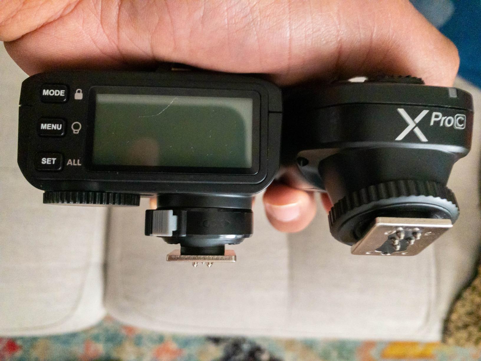 Godox X2T X2T-S Flash Trigger for Sony, with 2.4G TTL HSS 1/8000s Group Function LCD Control Panel Firmware Update, GODOX X2 X2TS X2T S Wireless Flash Trigger Transmitter for Sony Camera customer photo 2