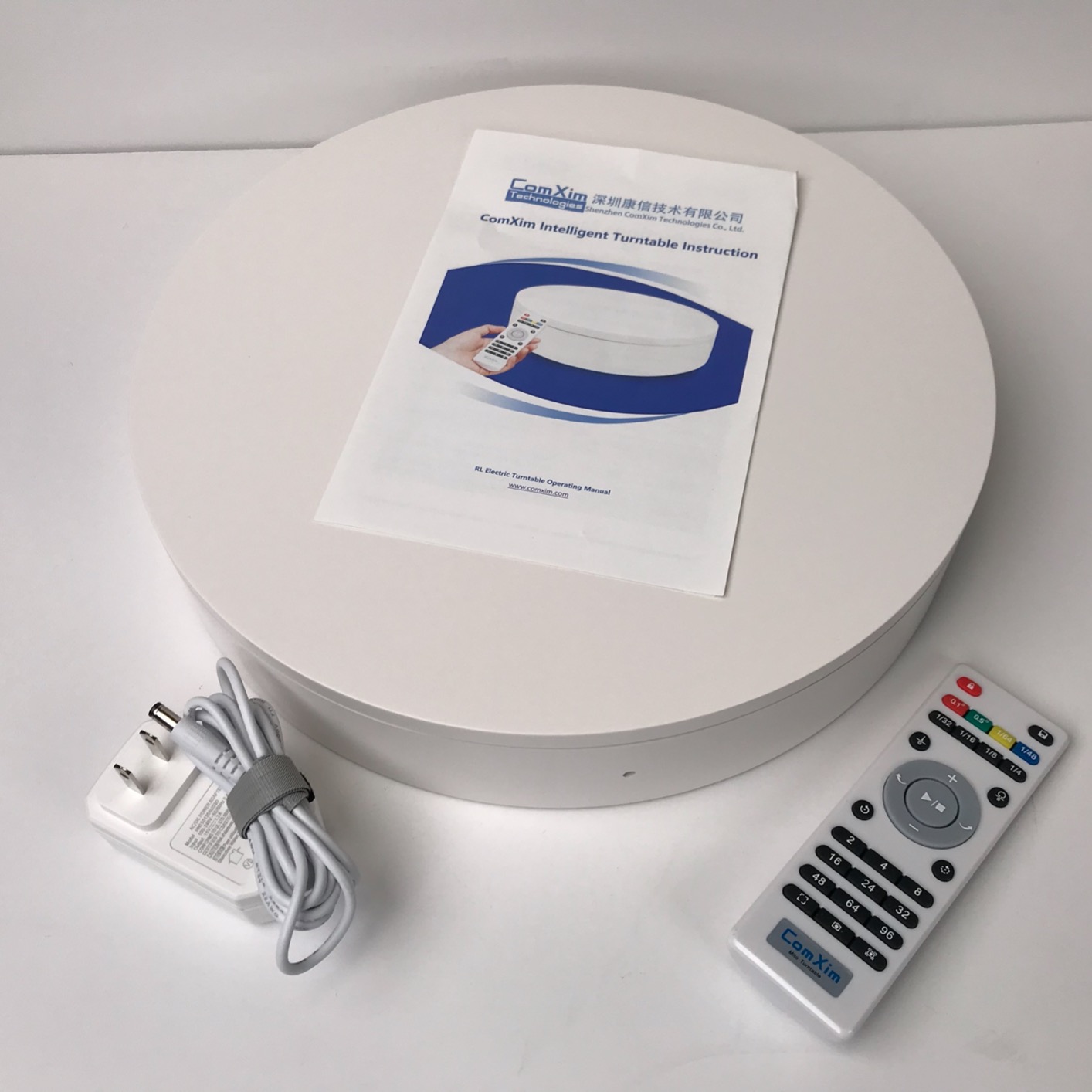 32cm Rotating Platform, 350lbs Capacity Motorized Electric Turntable, Heavy Duty Motorized Rotating Base, Large Motorized Rotating Display Stand,Photography Turntable for Photography,Exhibition customer photo 2