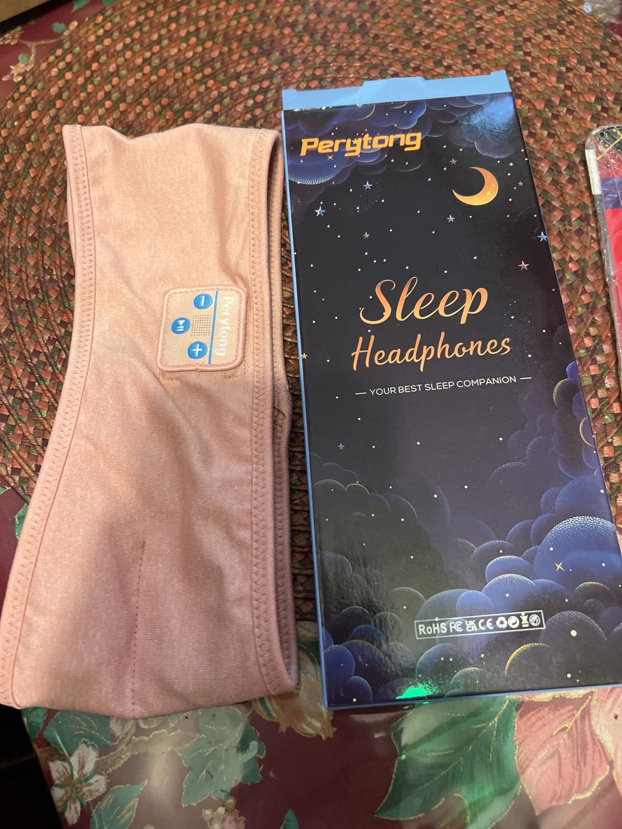 Perytong Sleep Headphones Wireless, Bluetooth Sports Headband Headphones with Ultra-Thin HD Stereo Speakers Perfect for Sleeping,Workout,Jogging,Yoga,Insomnia, Air Travel, Meditation (Grey) customer photo 2