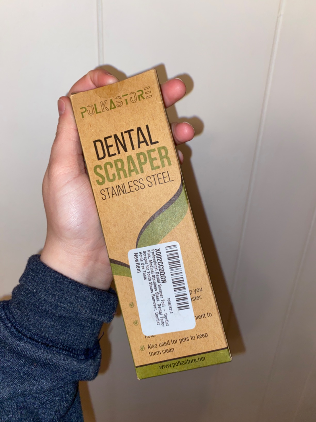 Professional Dental Scraper Tool - Dentist Pick, Medical Stainless Steel, Dental Tarter Scraper for Tooth Stains Remover, Dentist Home Use Tools customer photo 2