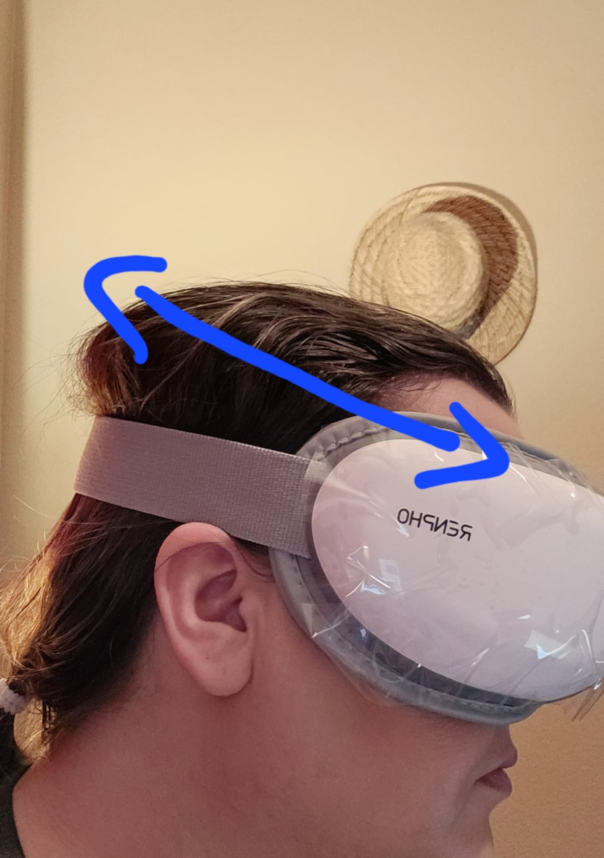RENPHO Eye Massager with Heat, FSA Eligible HSA Eye Mask for Migraine Relief, Sleep Mask for Dry Eyes Relax, Reduce Strain - Eyeris 1 customer photo 1