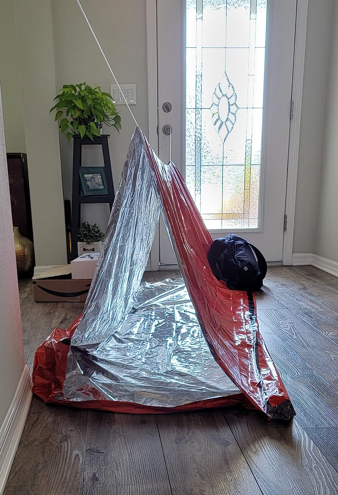 MEKKAPRO Emergency Shelter, Survival Tent, 2 Person Waterproof Structure, Portable System for Extreme First Aid Survival Kit Use, Water & Windproof Tube Tent for Camping, Hiking and Outdoor Activities customer photo 1