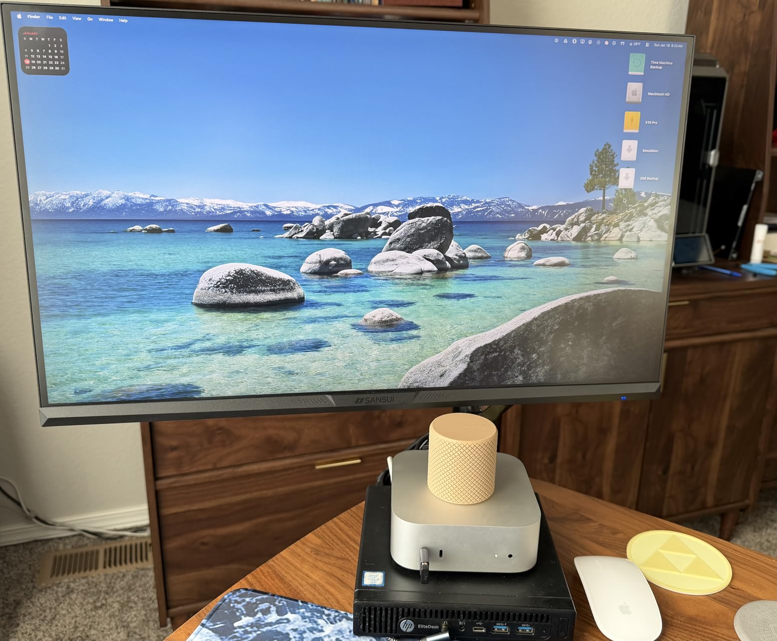 HUANUO FlowLift Single Monitor Mount, 13 to 32 Inch Monitor Arm, Adjustable Monitor Stand, Vesa Mount with Clamp and Grommet Base customer photo 2