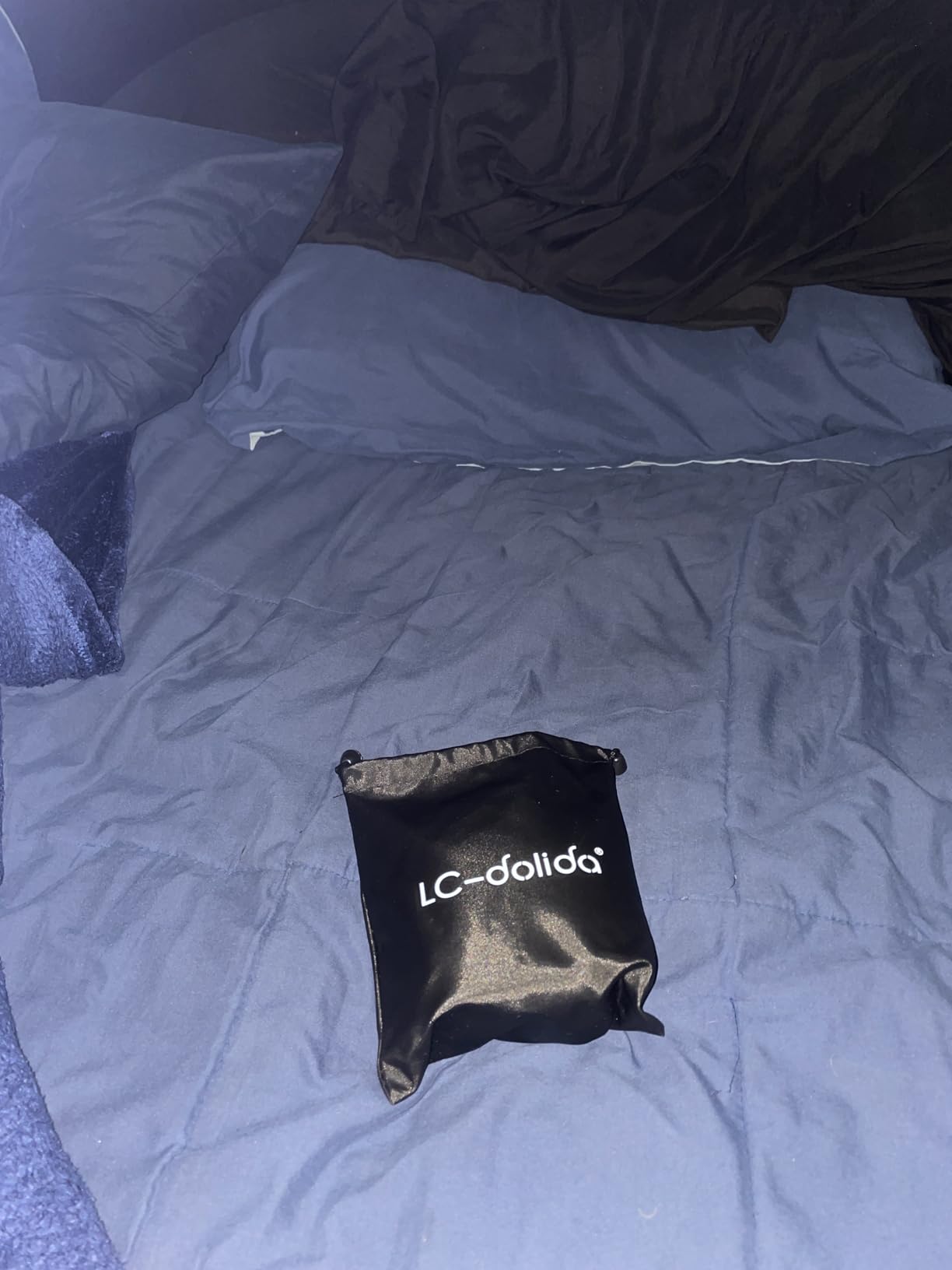 LC-dolida Sleep Headphones, 3D Sleep Mask Bluetooth Wireless Music Eye Mask, Sleeping Headphones for Side Sleepers Sleep Mask with Bluetooth Headphones Ultra-Thin Stereo Speakers Perfect for Sleeping customer photo 2