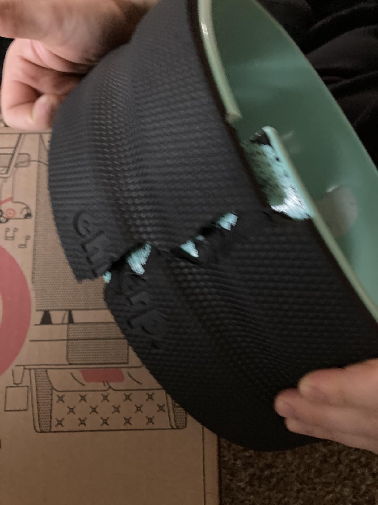 Chirp Wheel Foam Roller - Targeted Back & Neck Pain Relief, Muscle Massage, Trigger Point Therapy, High-Density Foam Tool for Physical Therapy, Stretching & Exercise, 500lbs Capacity, 12-Inch Mint customer photo 2