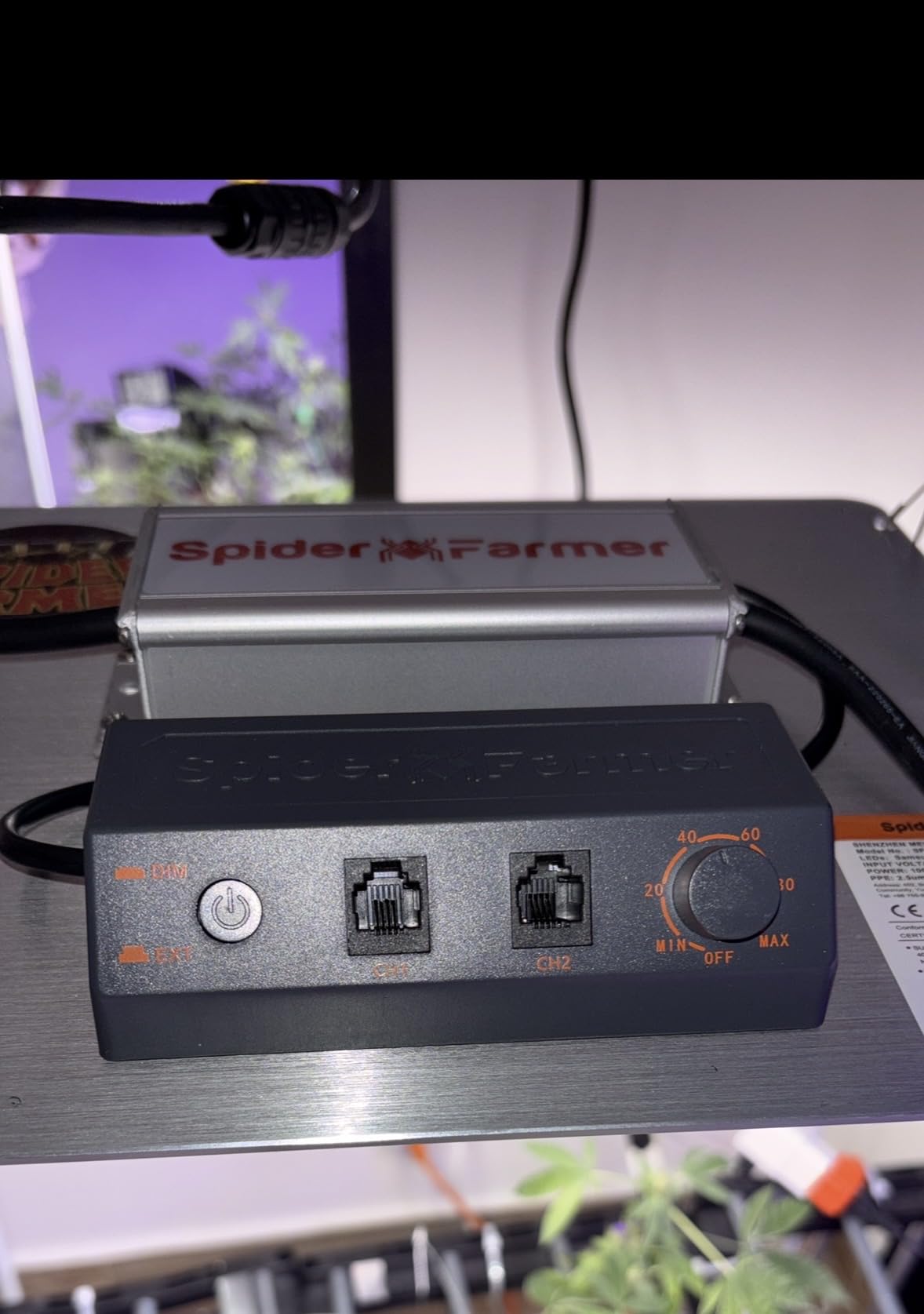 Spider Farmer SF1000 100W LED Grow Light for Indoor Plants, Upgraded High Efficiency LEDs, Dimmable Full Spectrum High PPFD, Deep Penetration for Seed Starting/Vegetables/Bloom in 2x2/3x3 Grow Tent customer photo 1