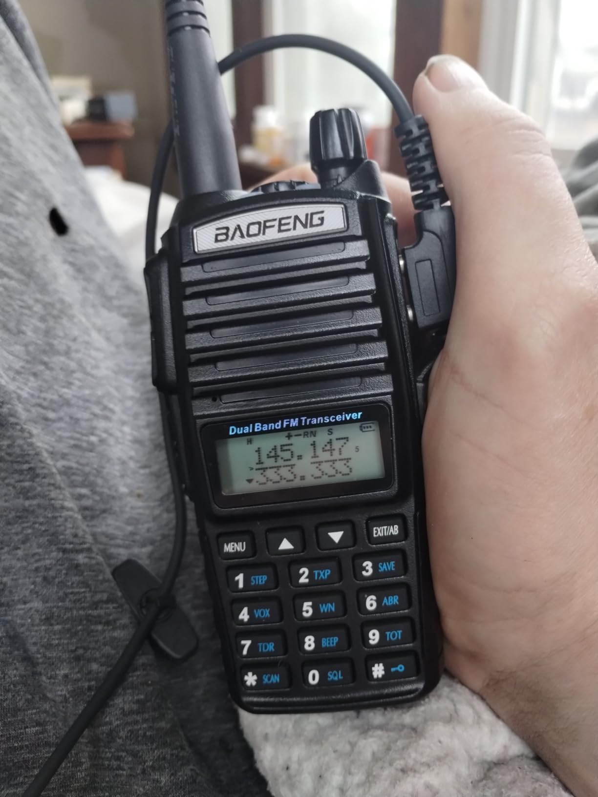 BaoFeng UV-82 High Power BaoFeng Radio Ham Radio Handheld 2 Way Radio Walkie Talkies with Earpiece,Handheld Speaker Mic and Programming Cable (2 Pack-Black) customer photo 2