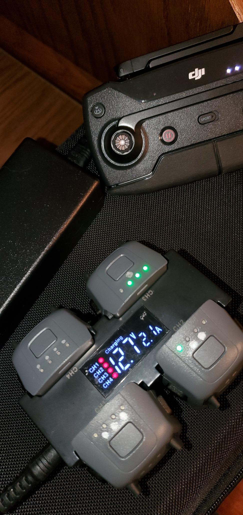 Hanatora Battery Charger with LCD Display for DJI Spark Drone,4 in 1 Rapid Multi Parallel Charging Hub Accessories customer photo 2