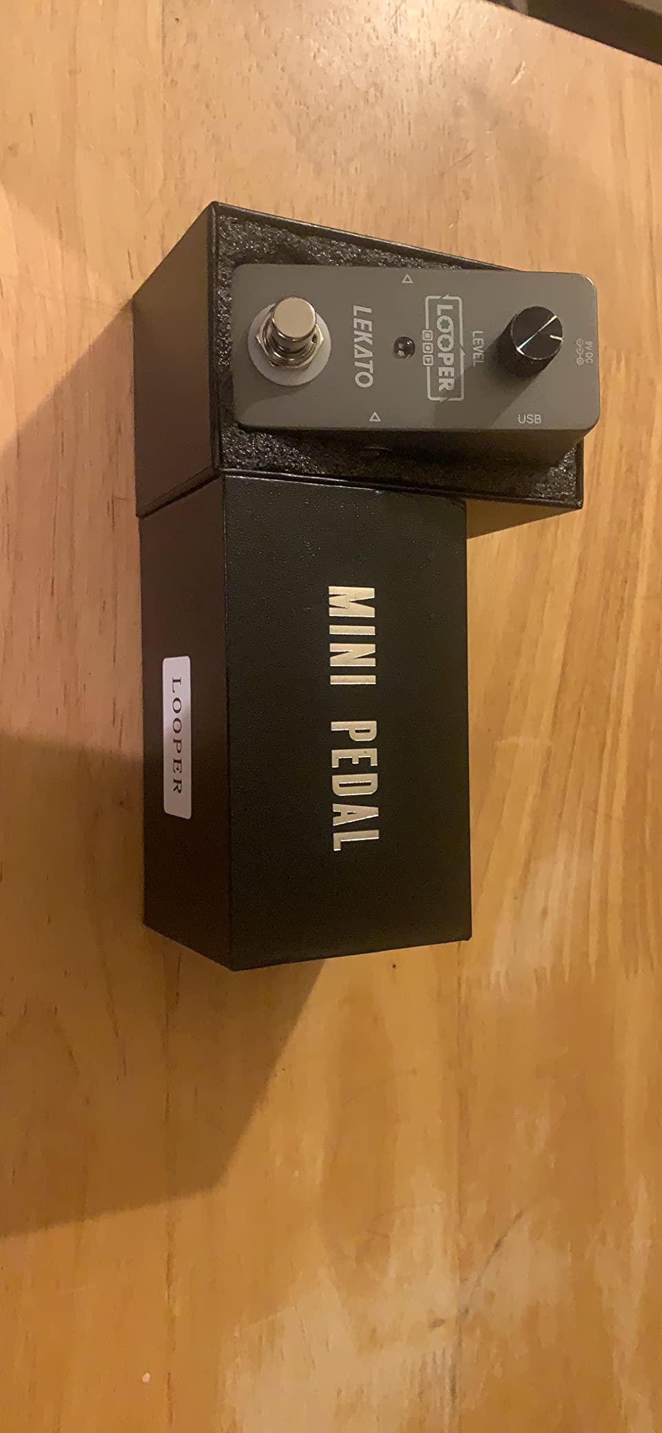 LEKATO Guitar Looper Effect Pedal Loop Pedal 5 Minutes Looping Time Looper Pedal ONE Looper Unlimited Overdubs customer photo 1