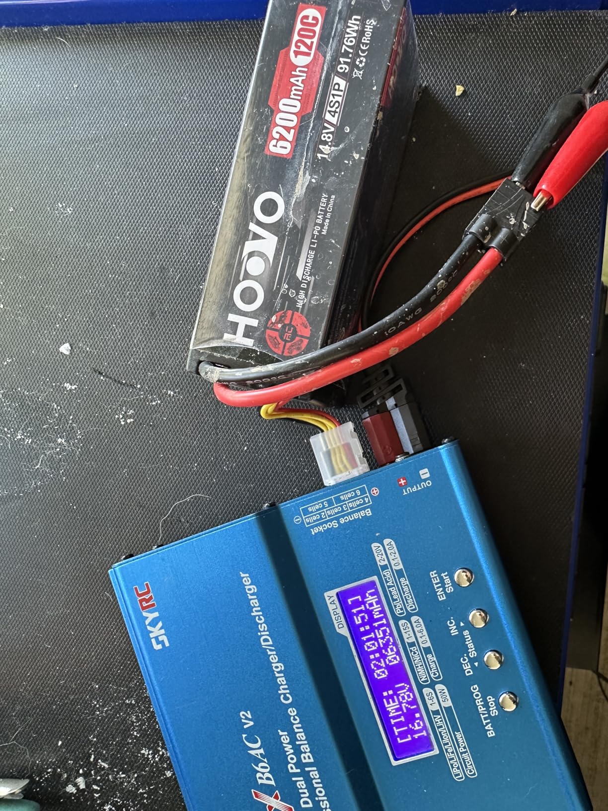 HOOVO 7.4V 70C 6200mAh 2S Lipo Battery Hard Case with Tracxas Plug for RC Car RC Helicopter RC Truck RC Truggy Airplane Quadcopter UAV Drone FPV (2 Packs customer photo 2