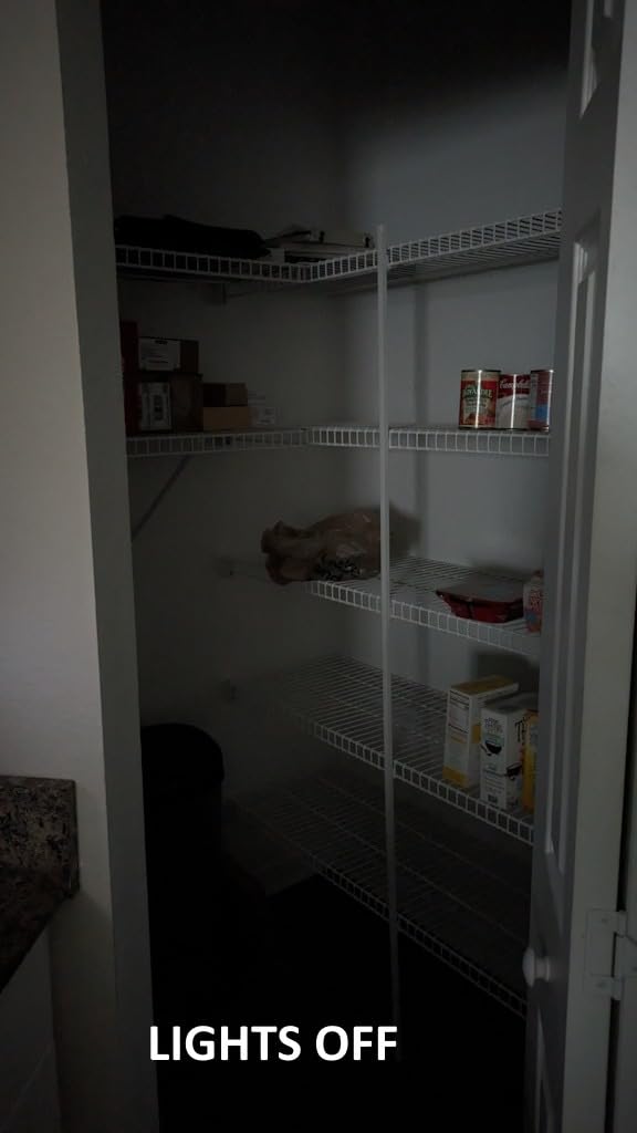 TOOWELL Motion Sensor Ceiling Light Battery Operated Indoor/Outdoor LED Ceiling Lights for Closet Hallway Pantry Laundry Stairs Garage Bathroom Shower Porch Shed Wall 400LM Motion Activated Light customer photo 2