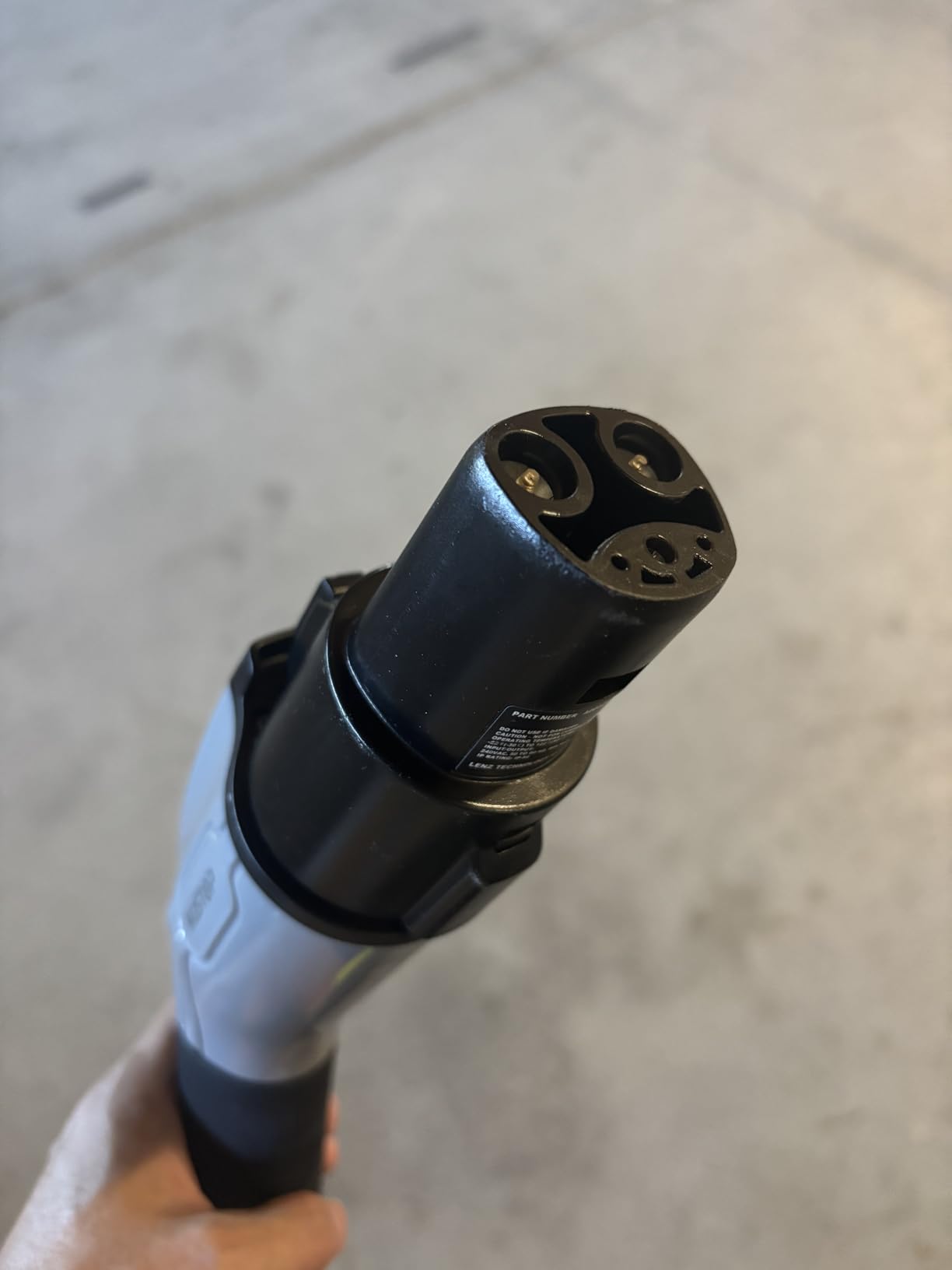 LENZ J1772 to Tesla Charging Adapter - SAE J1772 to NACS for Tesla & NACS EVs (2026+ Hyundai, Kia, Rivian, Toyota bZ, Lexus RZ, Lucid) - Level 1 & 2 AC, 80A Max, Safety Certified to UL 2251 customer photo 2