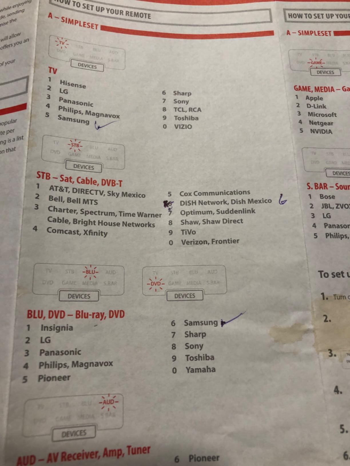 One for All URC7880 Universal Smart Remote Control up to 8 Devices with Free Setup App - Easy Learning Feature - Infrared Connectivity Technology and 3 Shortcut App Keys - Black customer photo 2