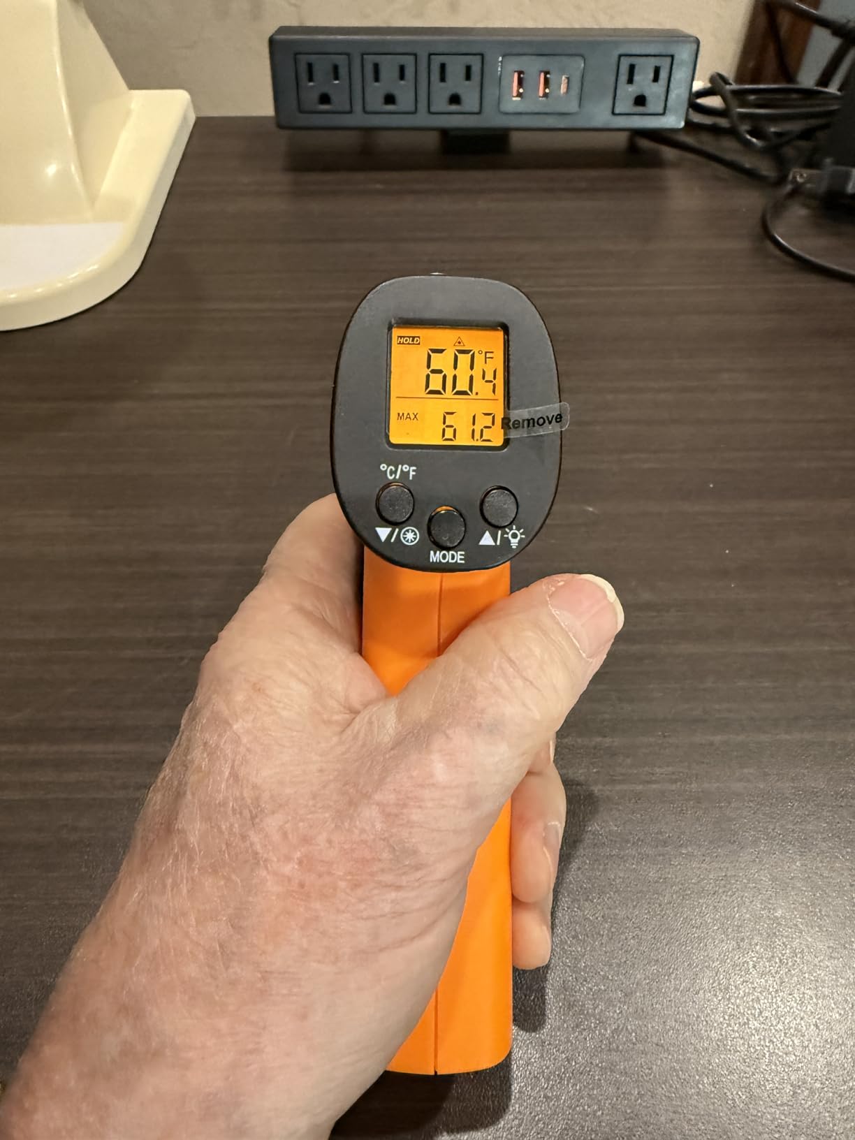 TempPro TempScan Infrared Thermometer Gun for Pizza Oven Griddle HVAC customer photo 1
