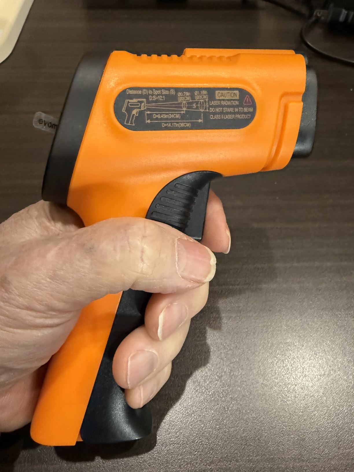 TempPro TempScan Infrared Thermometer Gun for Pizza Oven Griddle HVAC customer photo 2