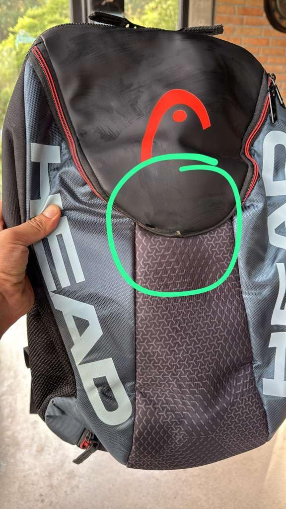 HEAD Tour Team Tennis Backpack 2 Racquet Carrying Bag w/Padded Shoulder Straps & Shoe Compartment - Navy Blue, One Size customer photo 1