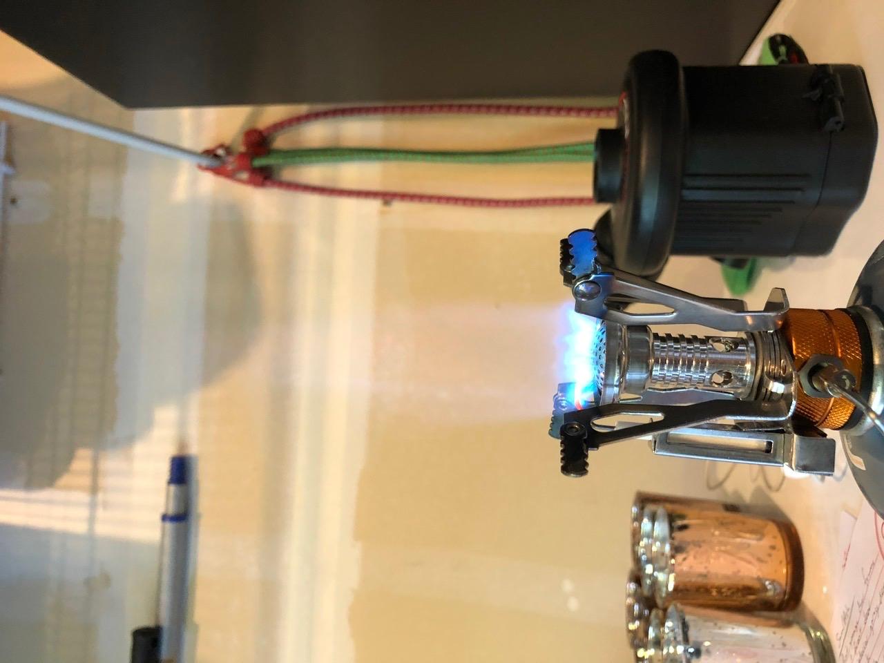 Etekcity Ultralight Portable Outdoor Backpacking Camping Stove with Piezo Ignition (Orange, 1 Pack) customer photo 1