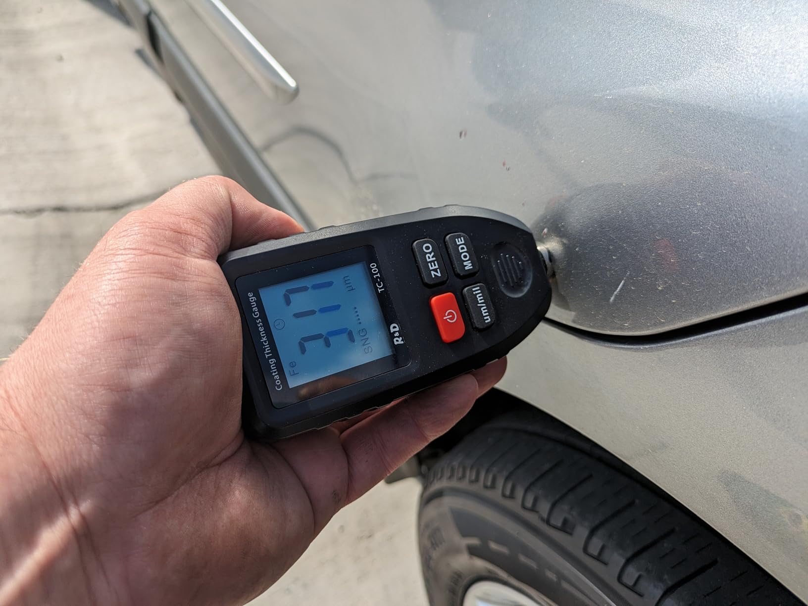 Car Coating Thickness Meter for Used Car Buyers, Paint Mil Thickness Meter Gauge Check The Car's Original Coating Auto Car Paint Meter customer photo 1