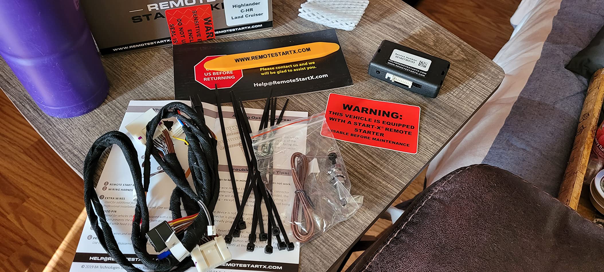 Start-X Remote Starter Kit for Non-Hybrid Highlander (2014-2019), C-HR (2018-2019), Land Cruiser (2016-2018) Vehicles with Push-to-Start Ignition Only | Plug & Play Install | Use Your OEM Key Fob customer photo 2