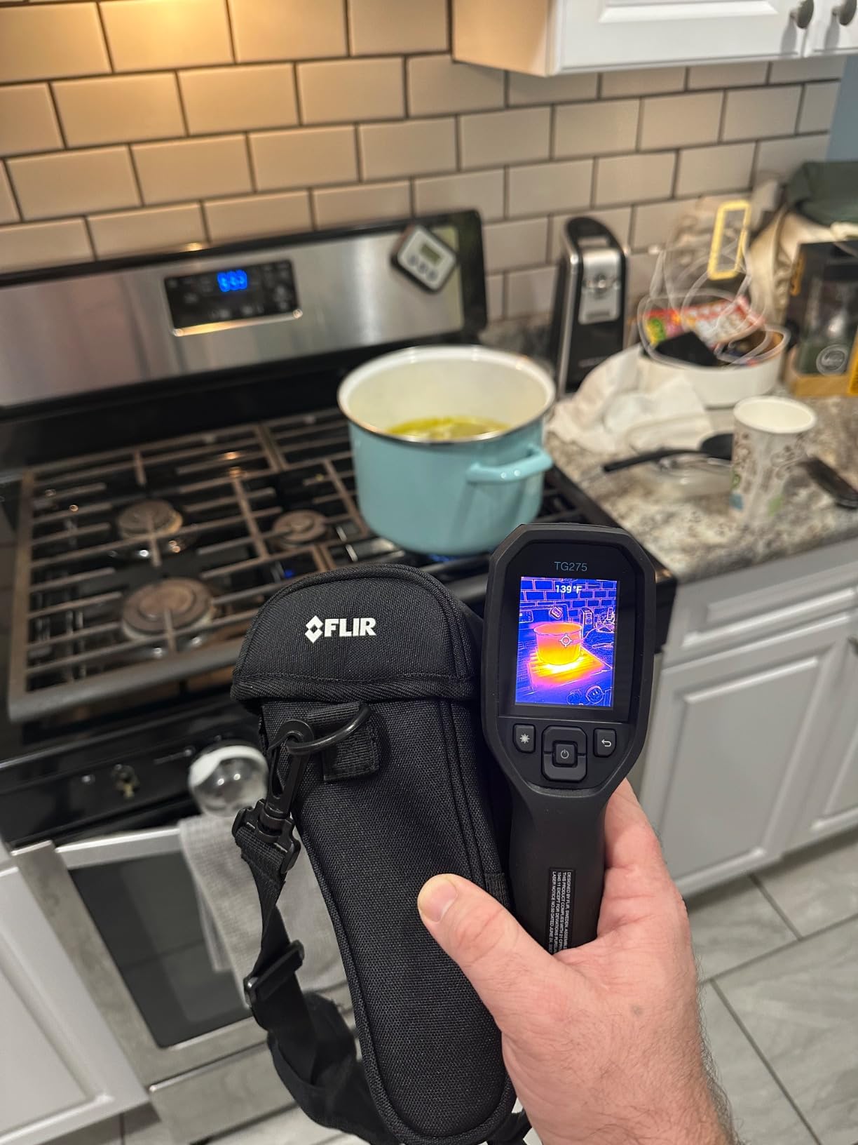 FLIR TG267 Thermal Imaging Camera with Bullseye Laser: Commercial Grade Infrared Camera for Building Inspection, HVAC and Electrical customer photo 1