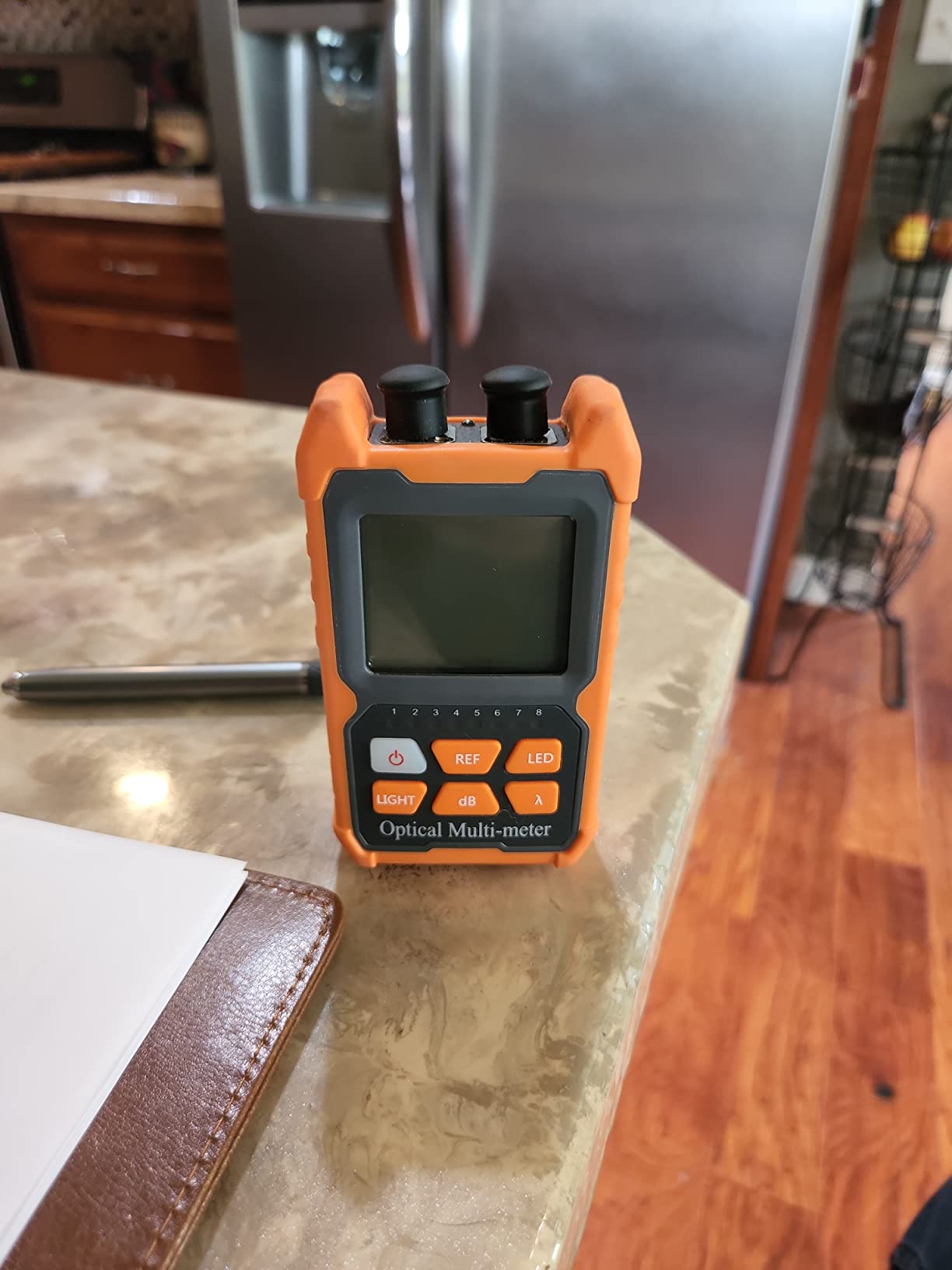 Fiber Optic Cable Tester Portable Optical Fiber Power Meter FC/SC/ST Universal Interface Integrated OPM, VFL, and RJ45 Functions (OPM-VFL-1) customer photo 1