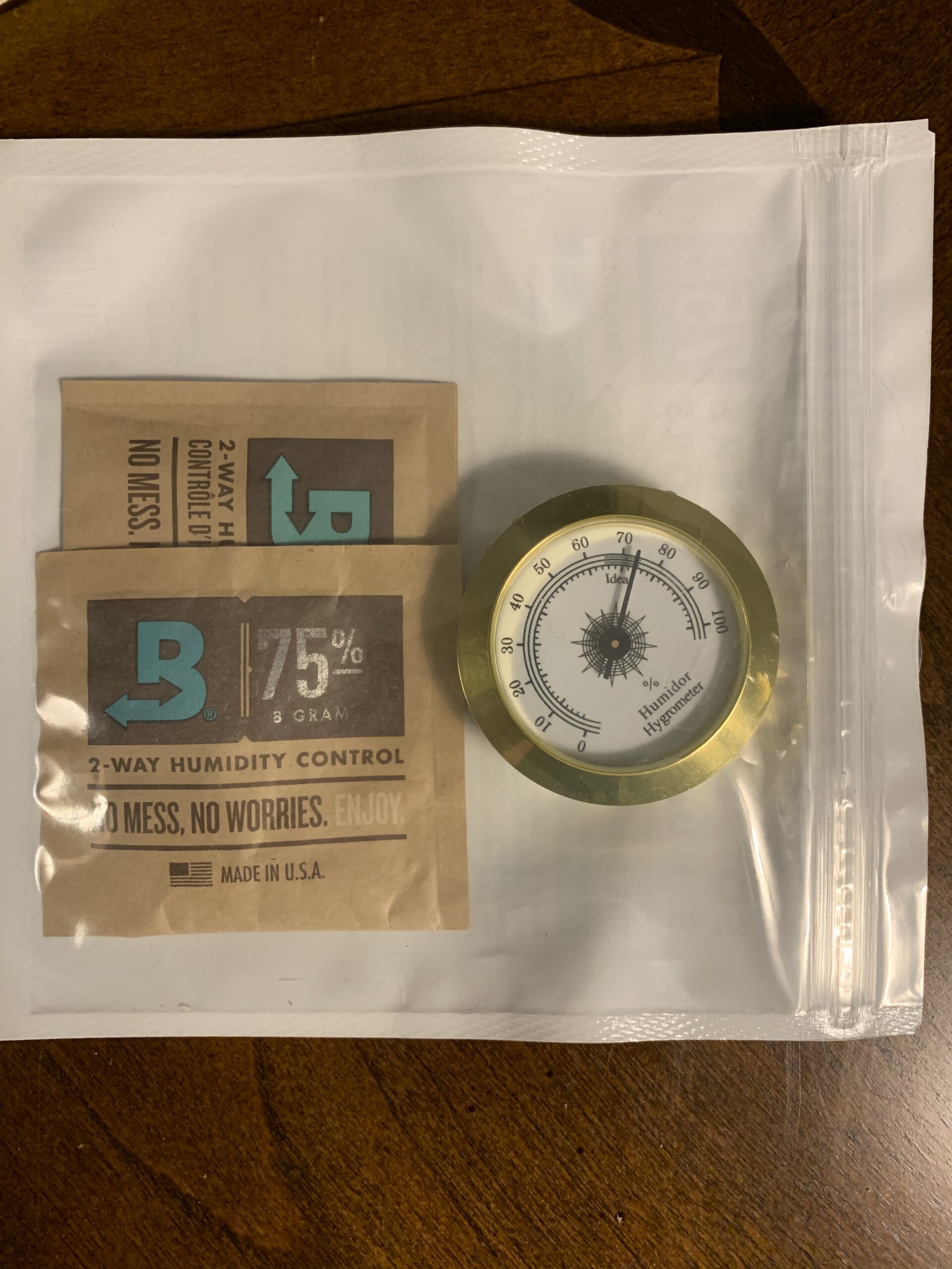 Cigar Hygrometer - High Precision Adjustable 2 Inch Hygrometer Thermometer for Cigar Humidor | Cabinet | Jars | Guitar customer photo 2