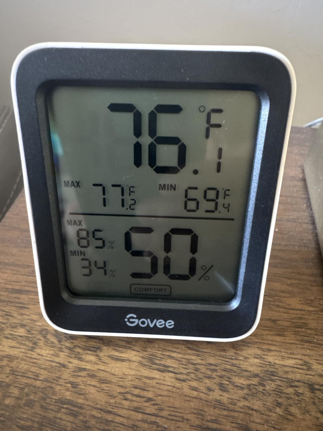 Govee Digital Hygrometer Indoor Thermometer Room H5075, Bluetooth Temperature Humidity Meter with 164ft Remote App Control, Notification Alerts, 2 Years Data Storage Export for Bedroom, Wine Cellar customer photo 2