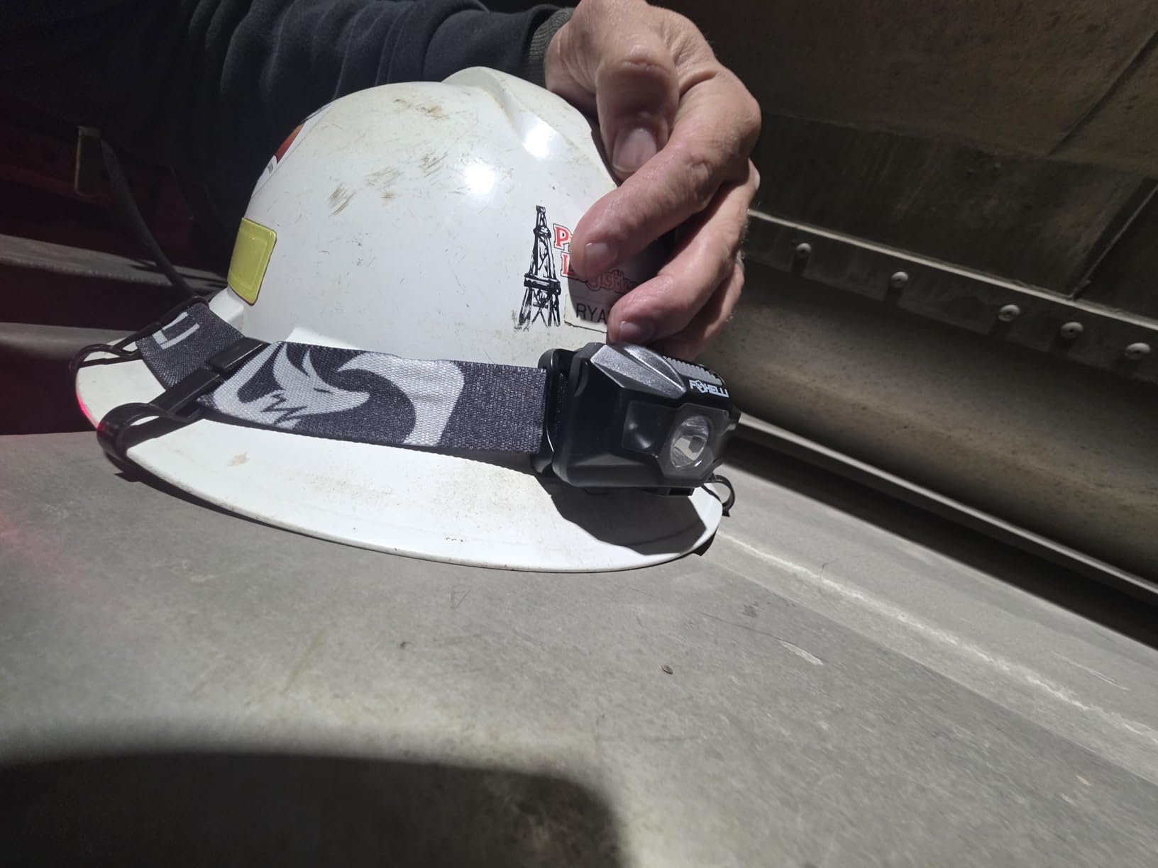 Foxelli USB-C Rechargeable LED Headlamp - Ultra-Light 2.4 oz & Bright 180 Lumens - Red/White Light, 5 Modes, IPX5 Waterproof, 40 h Runtime for Trail Running, Camping, Hiking customer photo 1