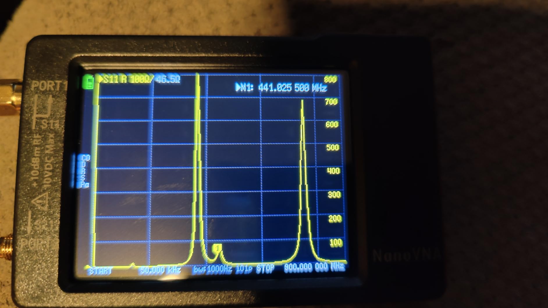 [Upgraded] AURSINC NanoVNA-H Vector Network Analyzer 9KHz -1.5GHz Latest HW V3.7 HF VHF UHF Antenna Analyzer, Measuring S Parameters, SWR, Phase, Delay, Smith Chart customer photo 1