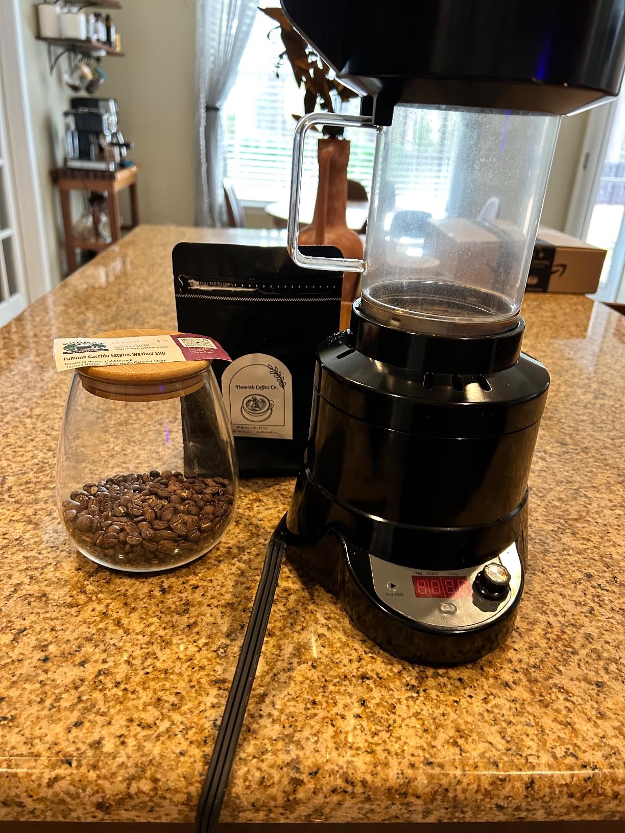 SR800 Coffee Roaster - Roast Coffee at Home - Variable Heat and Fan Control - Digital Display - Roasts 6-8 oz (170-226g) Per Batch - Easy to Use - Fast Roast Time customer photo 1