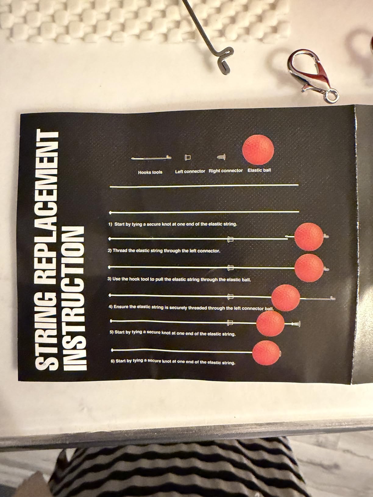 Champs MMA Boxing Reflex Ball Set with Punch Counter App | 4 Balls with Varying Weights, Headband & 4 Spare Strings to Improve Speed, Hand Eye Coordination Training | Boxing Equipment, MMA Gear Gift customer photo 1