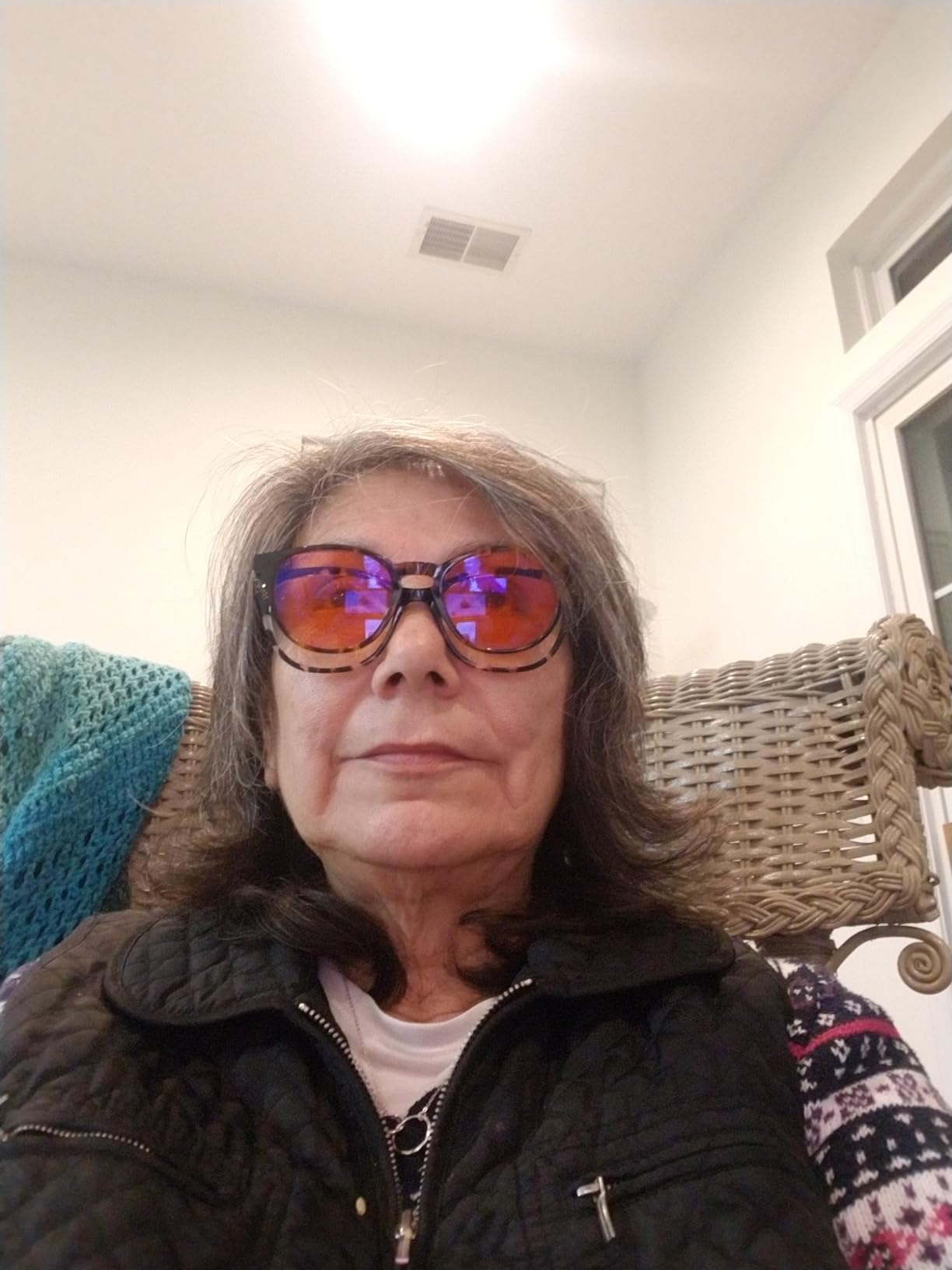 Orange Blue Light Blocking Glasses for Better Sleep - 99.5% Premium Acetate Migraine Glasses for Women & Men customer photo 2