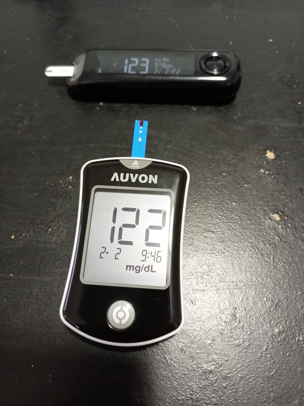 AUVON Blood Glucose Monitor Kit for Accurate Test, Diabetes Testing Kit with 100 Glucometer Strips, 100 30G Lancets and Lancing Devices, DS-W Portable Sugar Test Kit, No Coding customer photo 1