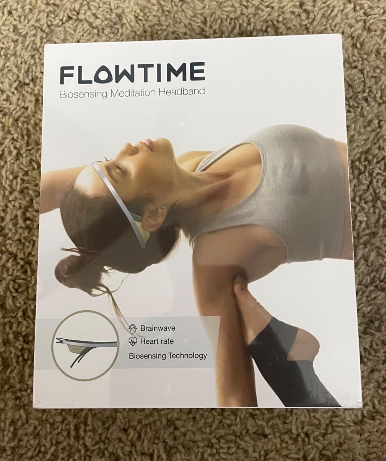 Flowtime: Biosensing Meditation Headband - Brain Tracker for Neurofeedback Training at Home - Heart Rate, Breath, HRV, Stress, Flow, Alpha, Theta, Beta, Gamma Wave Breakdowns customer photo 1