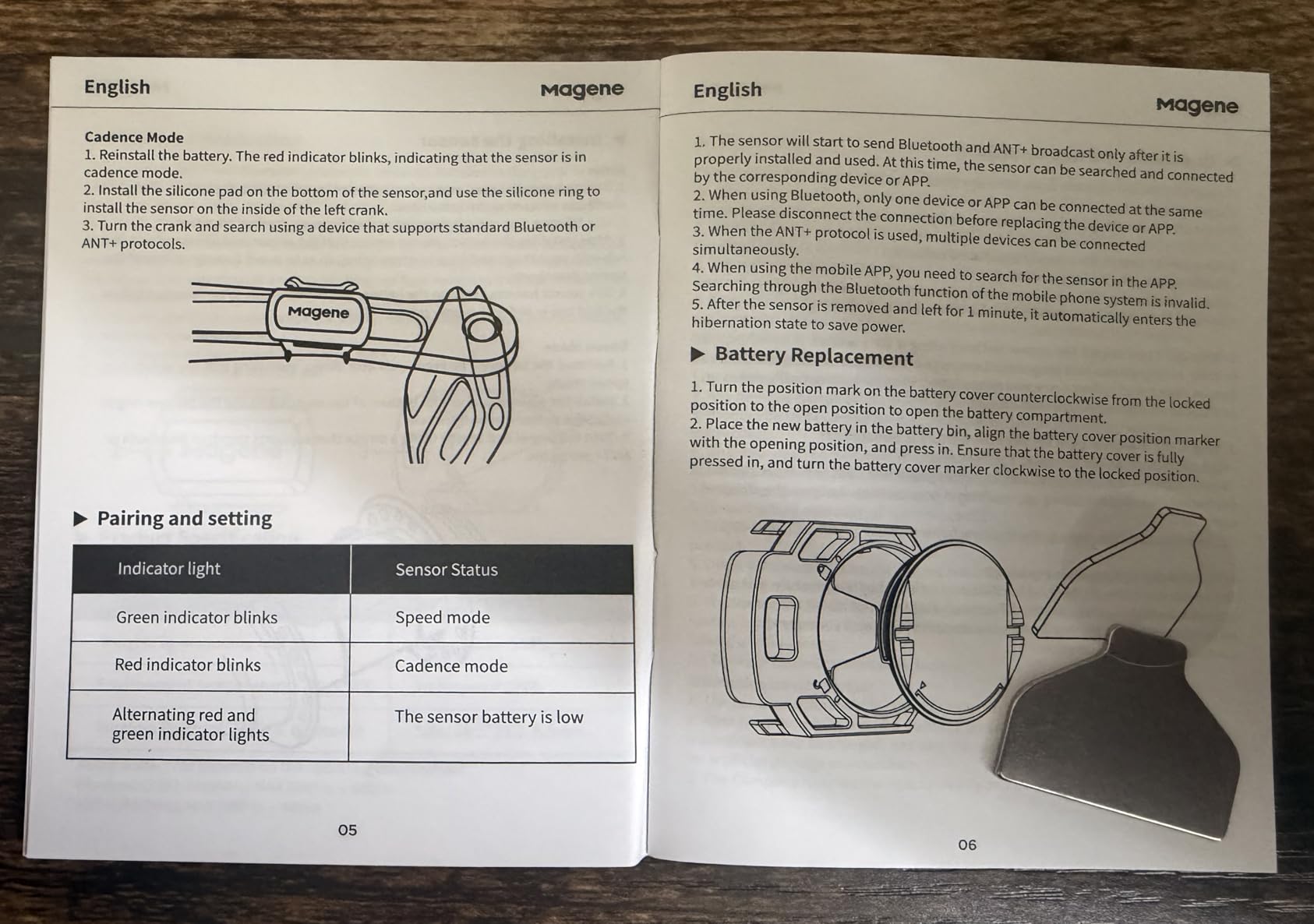Magene Outdoor/Indoor Speed/Cadence Sensor for Cycling, Wireless Bluetooth/Ant+ Bike Computer RPM Sensor for Road Bike or Spinning Bike and Trainers Compatible with Onelap, Wahoo Fitness, Zwift customer photo 1
