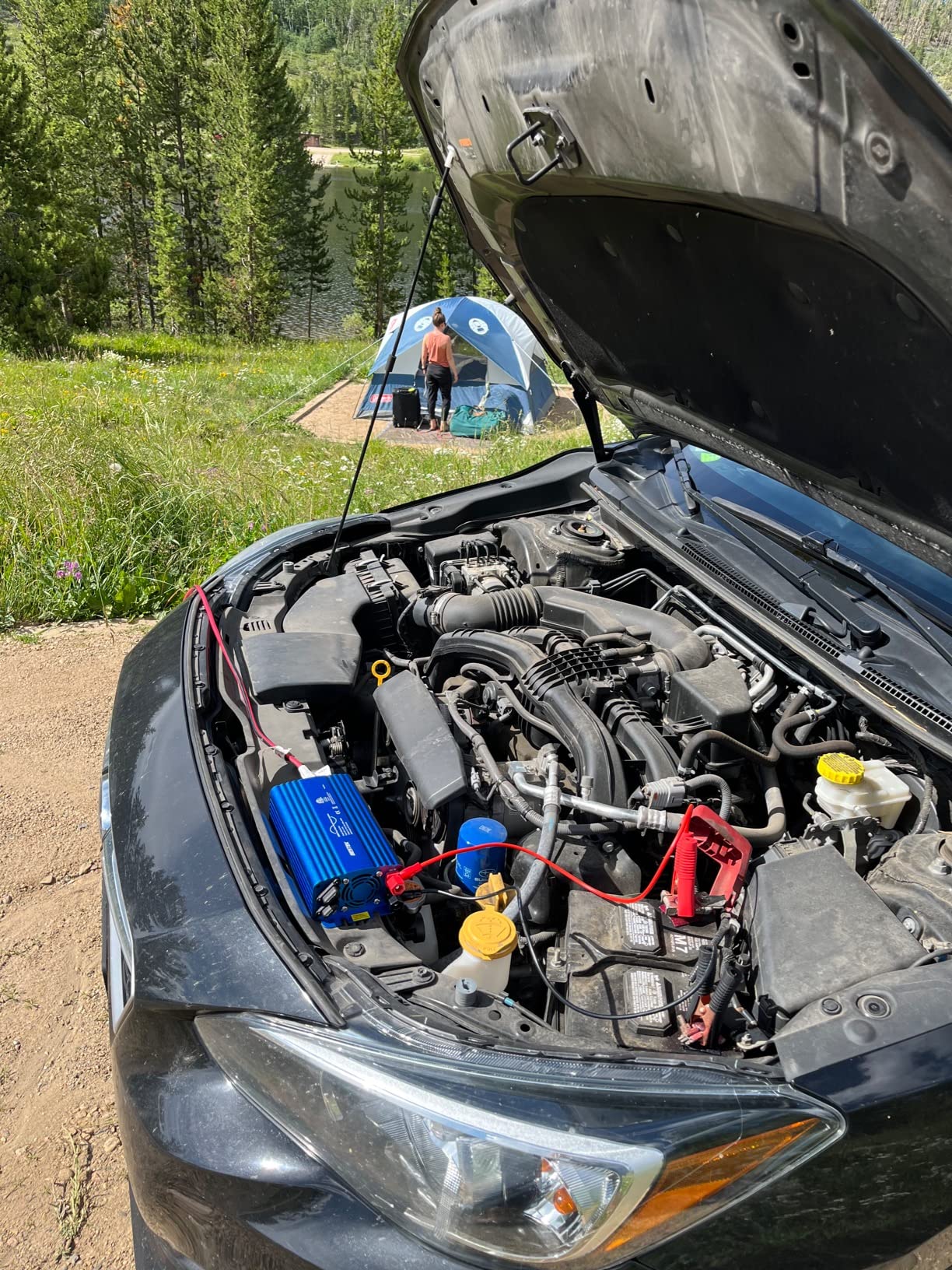 BESTEK 500W Pure Sine Wave Power Inverter DC 12V to AC(2 Outlets) 110V Car Charger Plug Inverter Adapter Converter with 4.2A Dual USB Charging Ports, ETL Listed customer photo 2