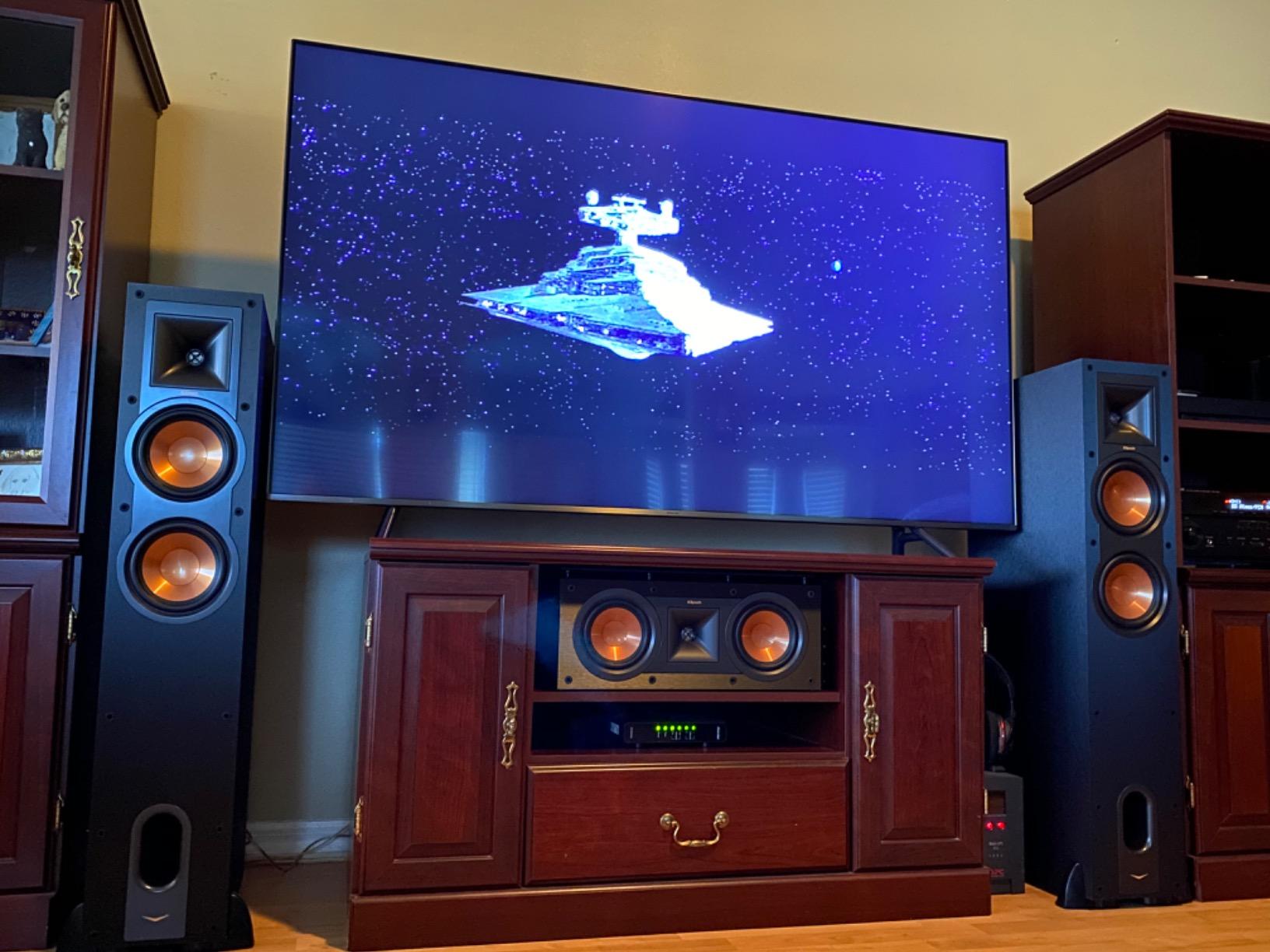 Klipsch Reference R-26FA Floorstanding Speaker, Black, Pair customer photo 1