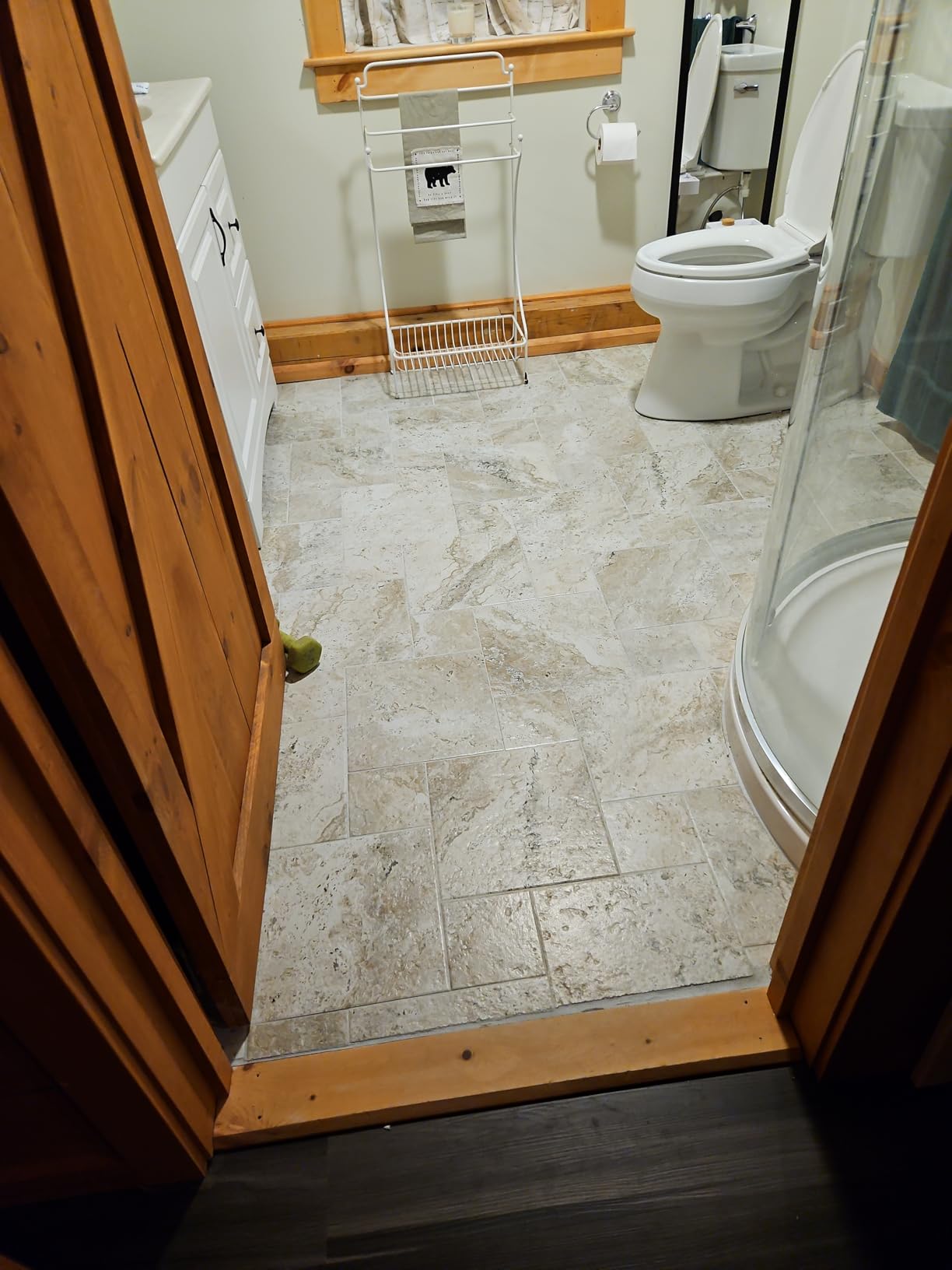 LuxHeat 50sqft Floor Heating Mat Kit - 120v Electric Heating Mat System - Complete Electric Radiant Heated Flooring System Includes Alarm, UDG4 Programmable Thermostat w/GFCI & Floor Sensor customer photo 1