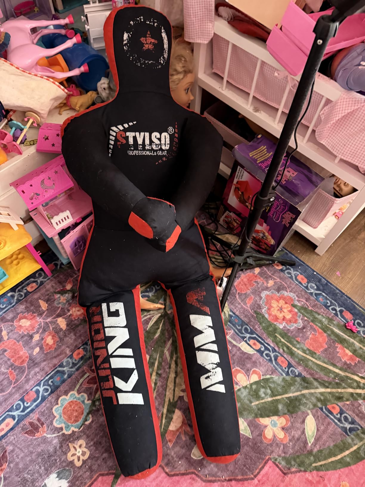 Unfilled Wrestling Dummy for Kids - Youth Grappling Dummy BJJ, MMA, Jiu Jitsu & Judo Training Partner - Durable Martial Arts Practice Buddy customer photo 1