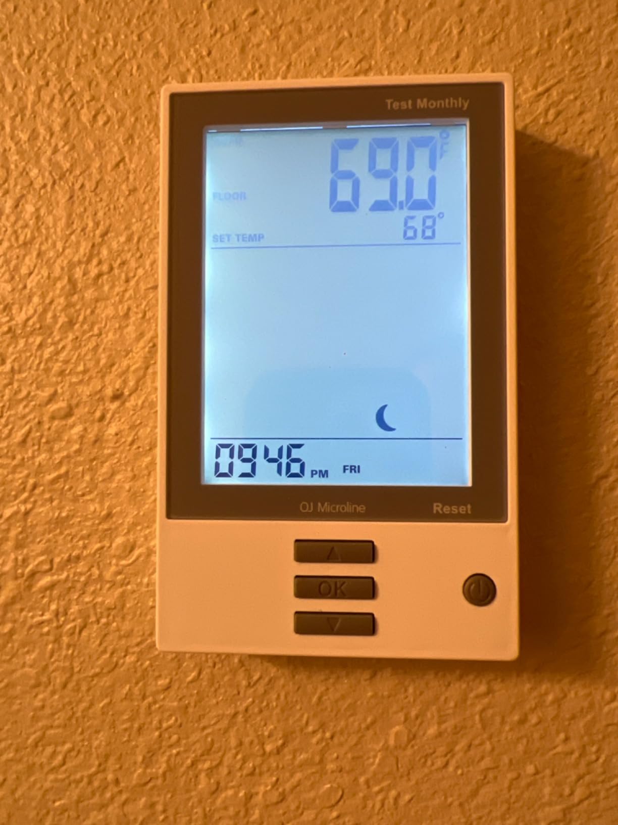 LuxHeat 20sqft Floor Heating Mat Kit - 120v in Floor Heating System - Complete Electric Radiant Heated Flooring System Includes Alarm, UDG Programmable Thermostat w/GFCI & Flooring Sensor customer photo 2