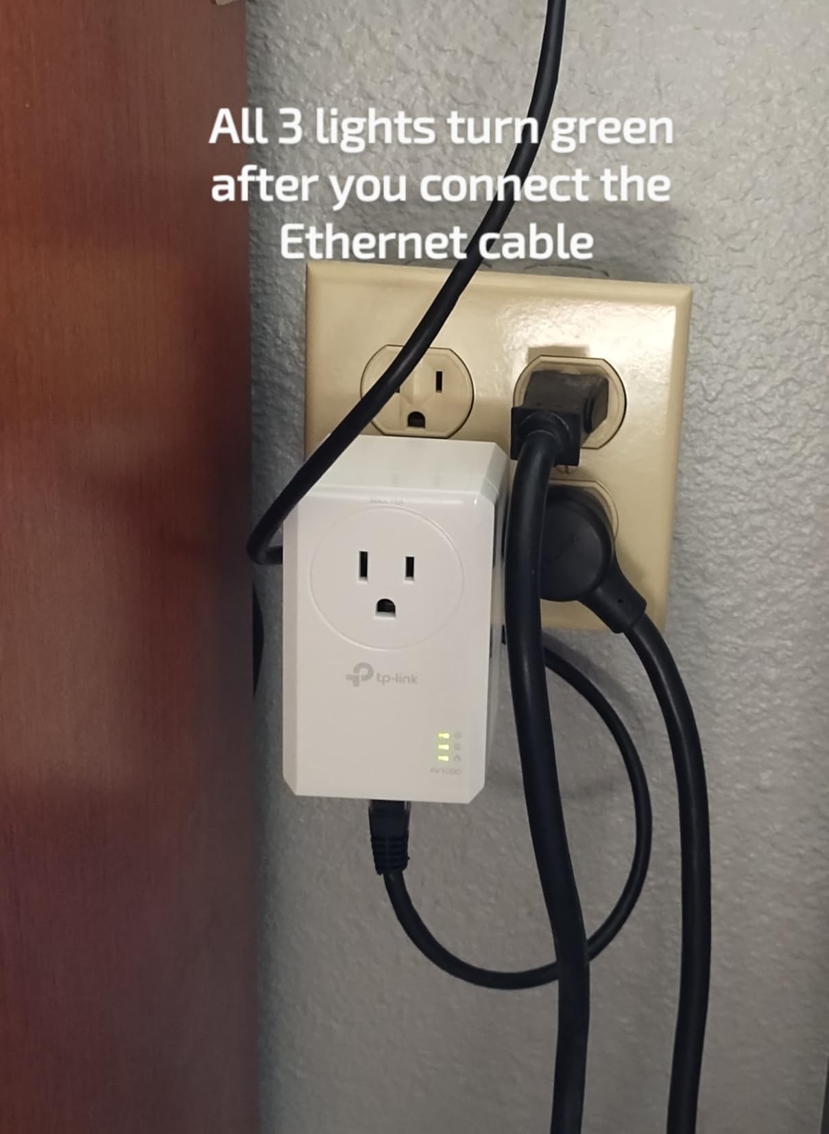 TP-Link AV1000 Powerline Ethernet Adapter KIT - Gigabit Port, Plug Pair &Play, Ethernet Over Power, Nano Size, Power Saving Mode, Network Adapter, Free Expert Help (TL-PA7017 KIT) customer photo 2